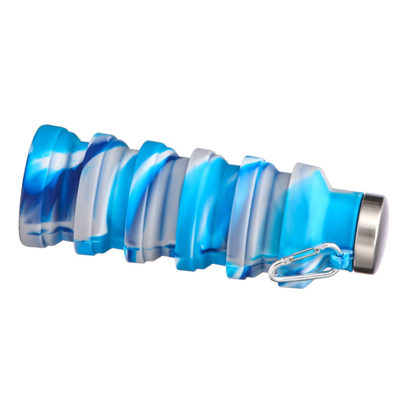 Silicone Foldable Water Bottle Portable Leakproof Reusable Travel Water Cup view 4