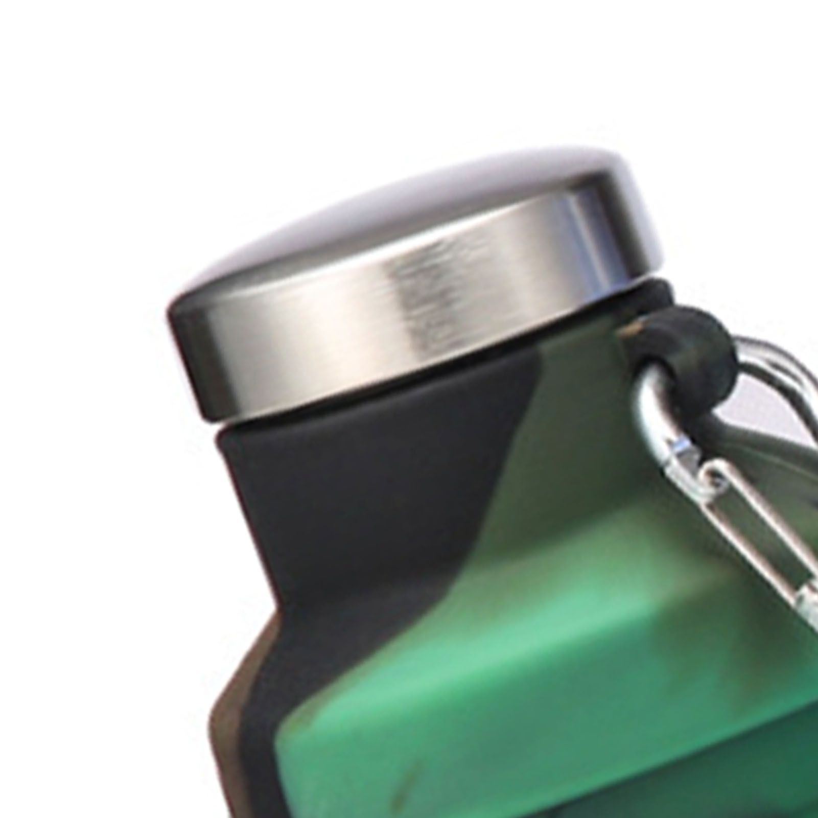 Silicone Foldable Water Bottle Portable Leakproof Reusable Travel Water Cup view 7