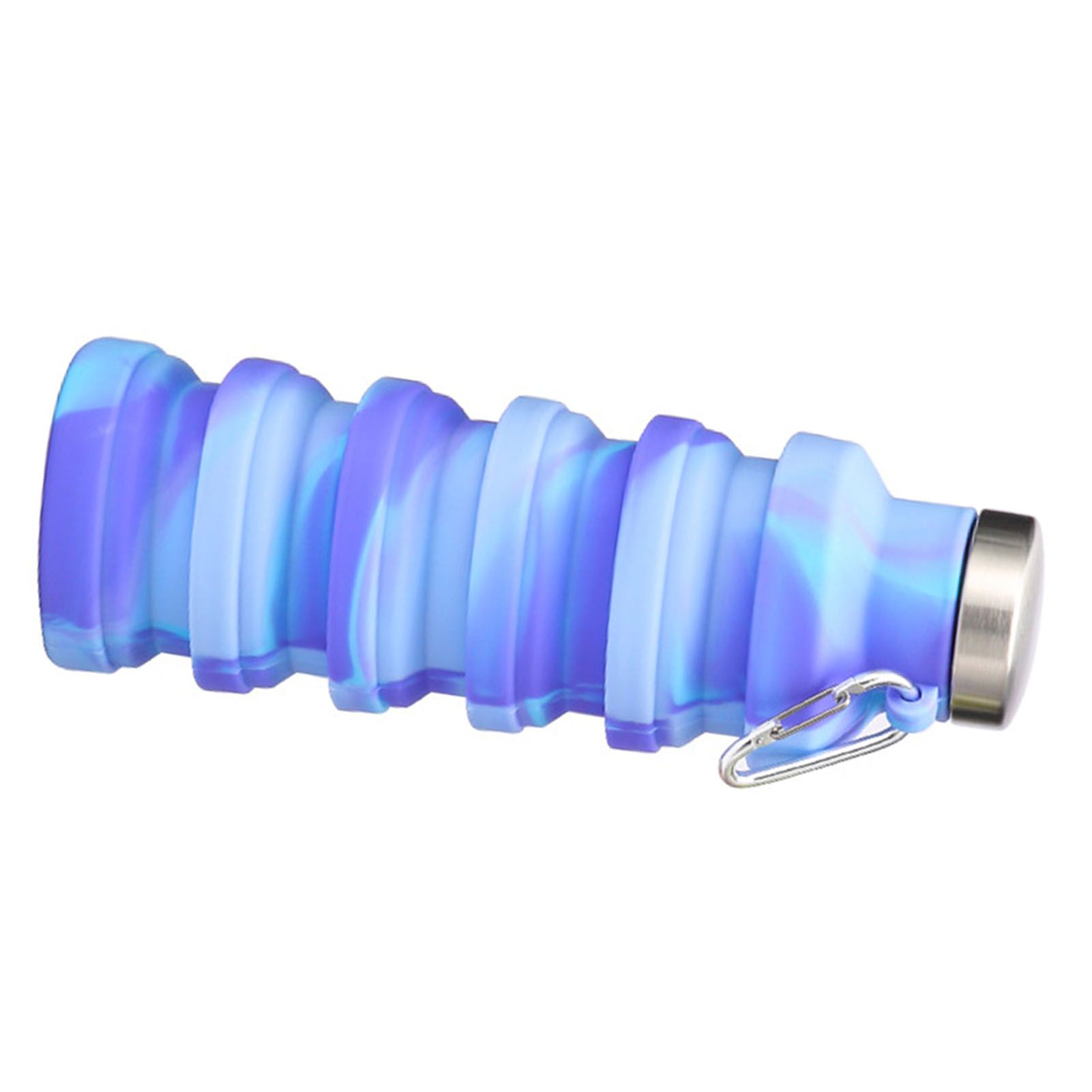 Silicone Foldable Water Bottle Portable Leakproof Reusable Travel Water Cup view 4