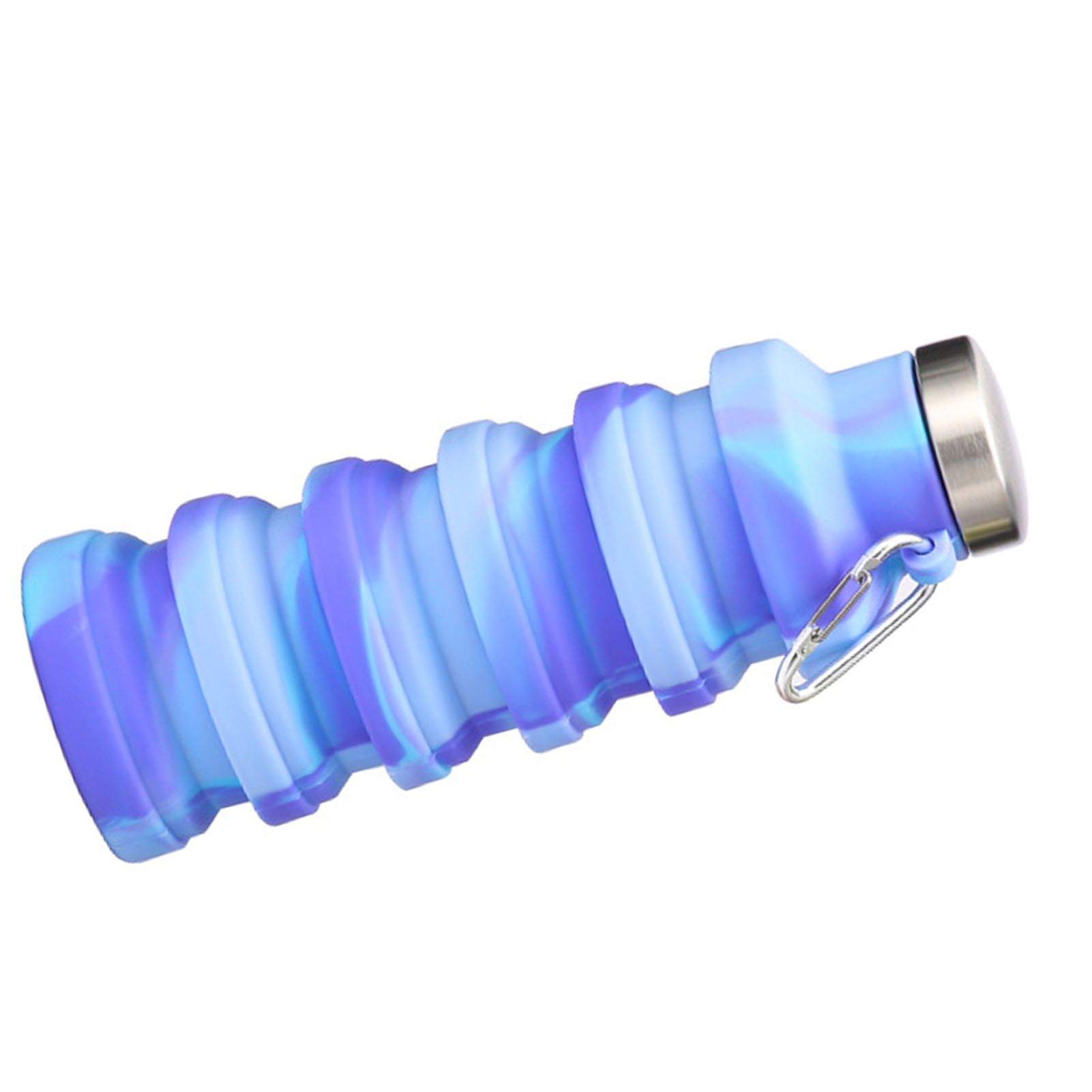 Silicone Foldable Water Bottle Portable Leakproof Reusable Travel Water Cup view 6