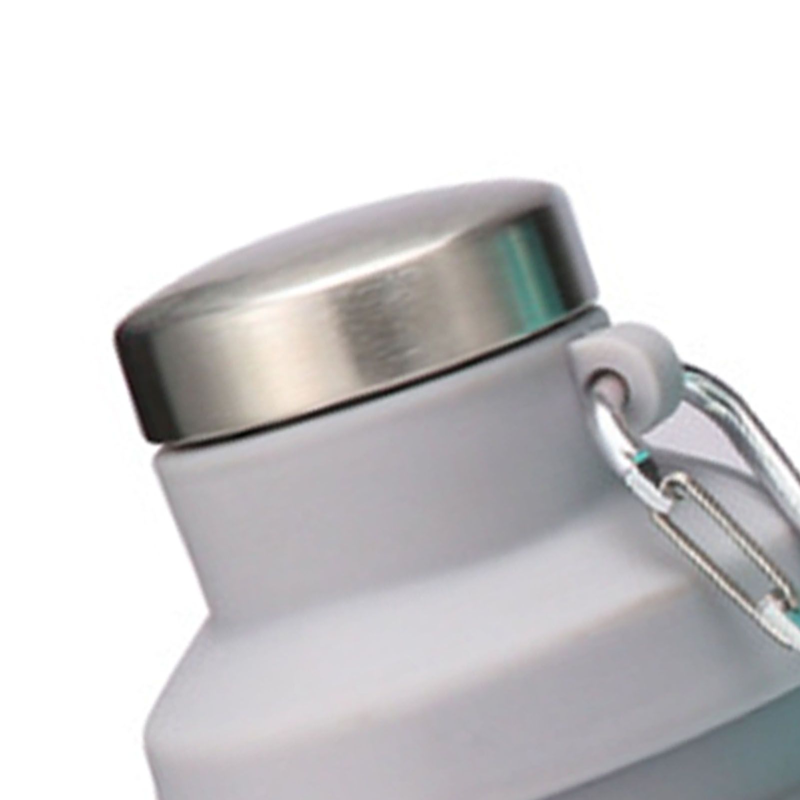 Silicone Foldable Water Bottle Portable Leakproof Reusable Travel Water Cup view 7