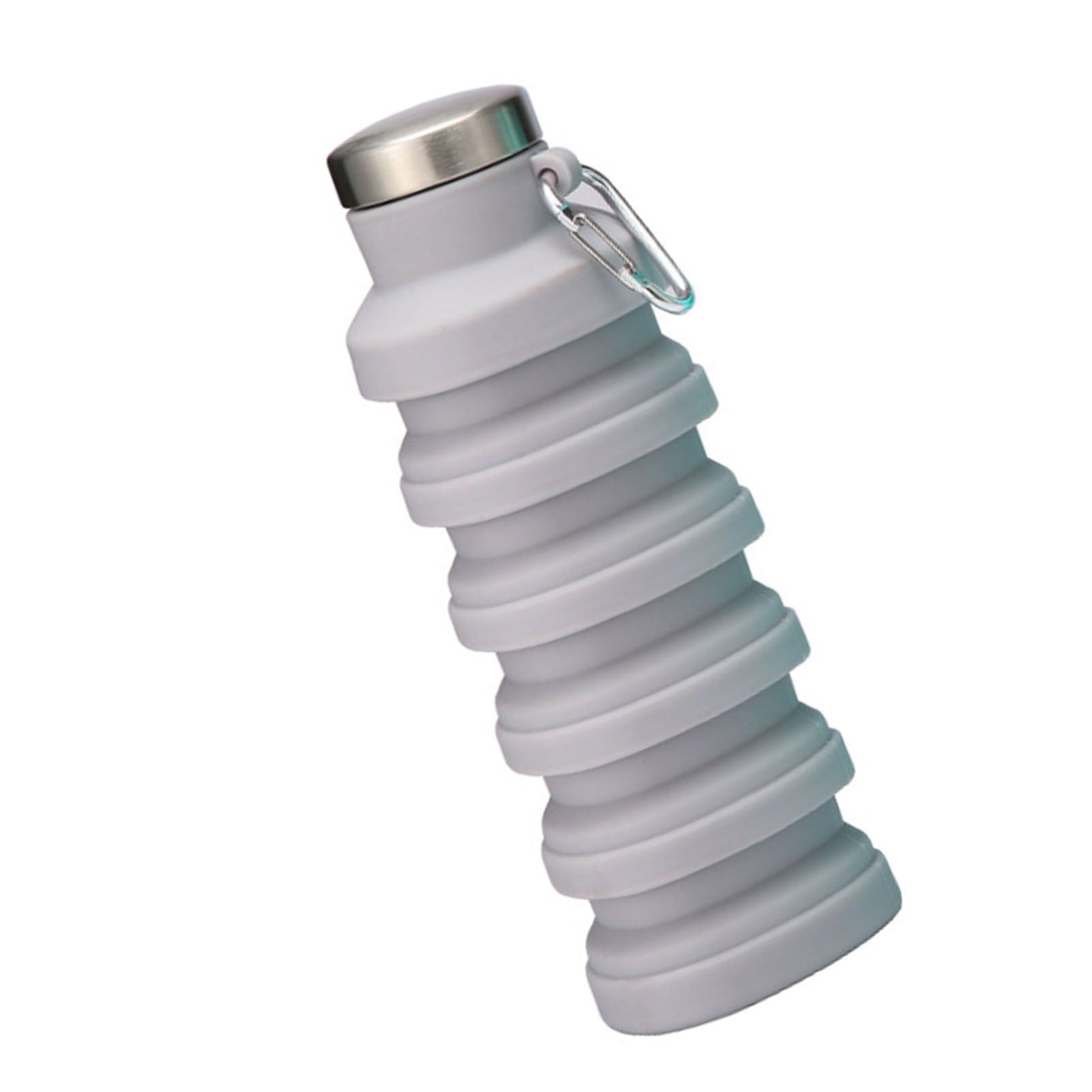 Silicone Foldable Water Bottle Portable Leakproof Reusable Travel Water Cup view 9
