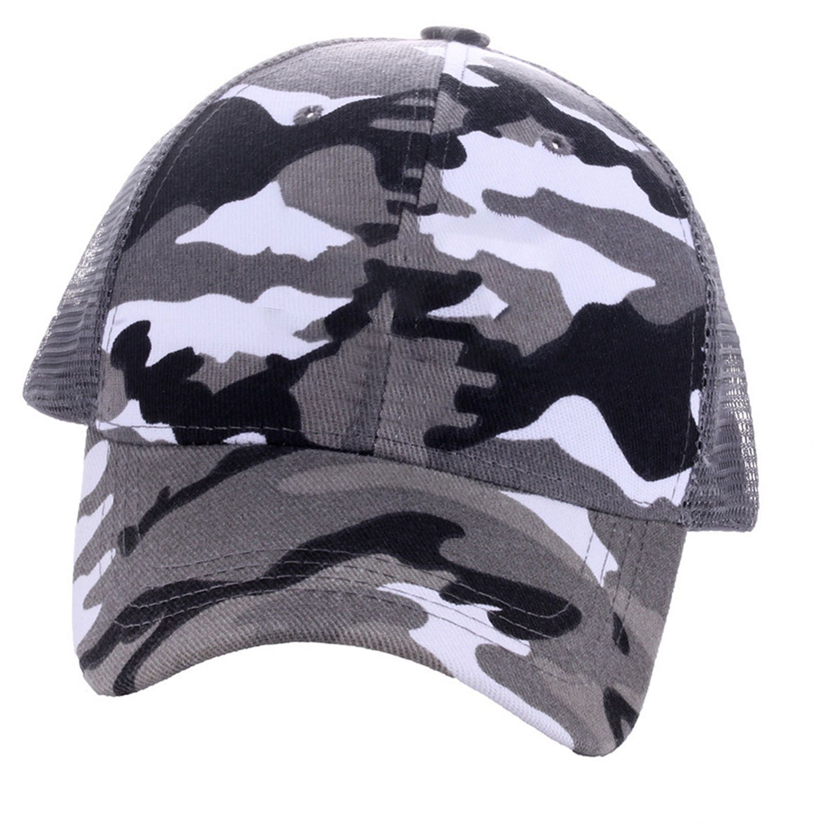 Baseball Cap Camouflage Style Cotton Soft Breathable Skin Friendly Outdoor Cap view 4