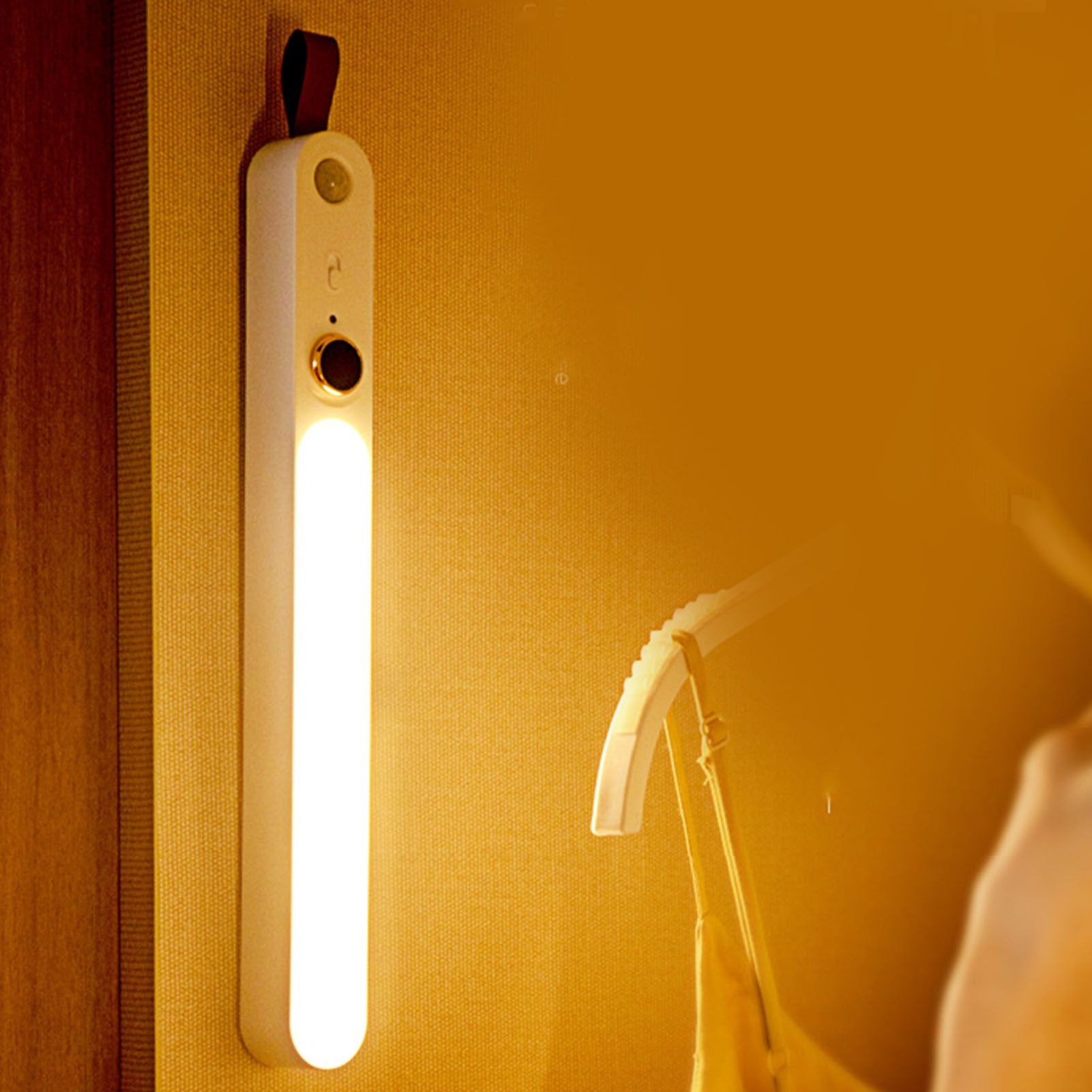 Motion Sensor Night Light Sensitive Human Body Sensing Magnetic Light Bar for view 8