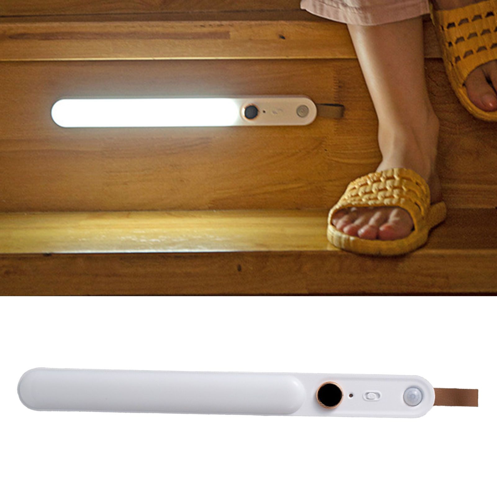 Motion Sensor Night Light Sensitive Human Body Sensing Magnetic Light Bar for view 9