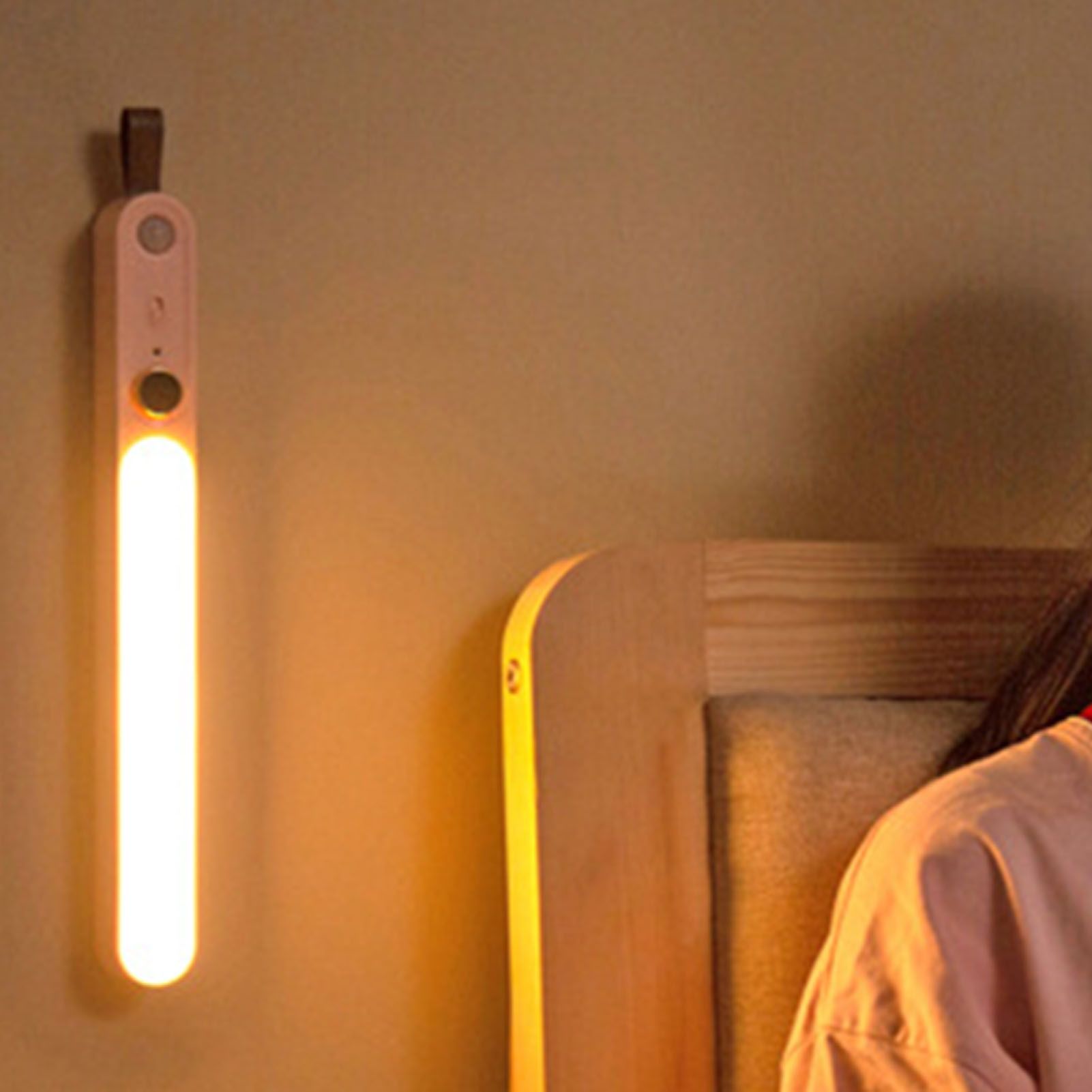 Motion Sensor Night Light Sensitive Human Body Sensing Magnetic Light Bar for view 8