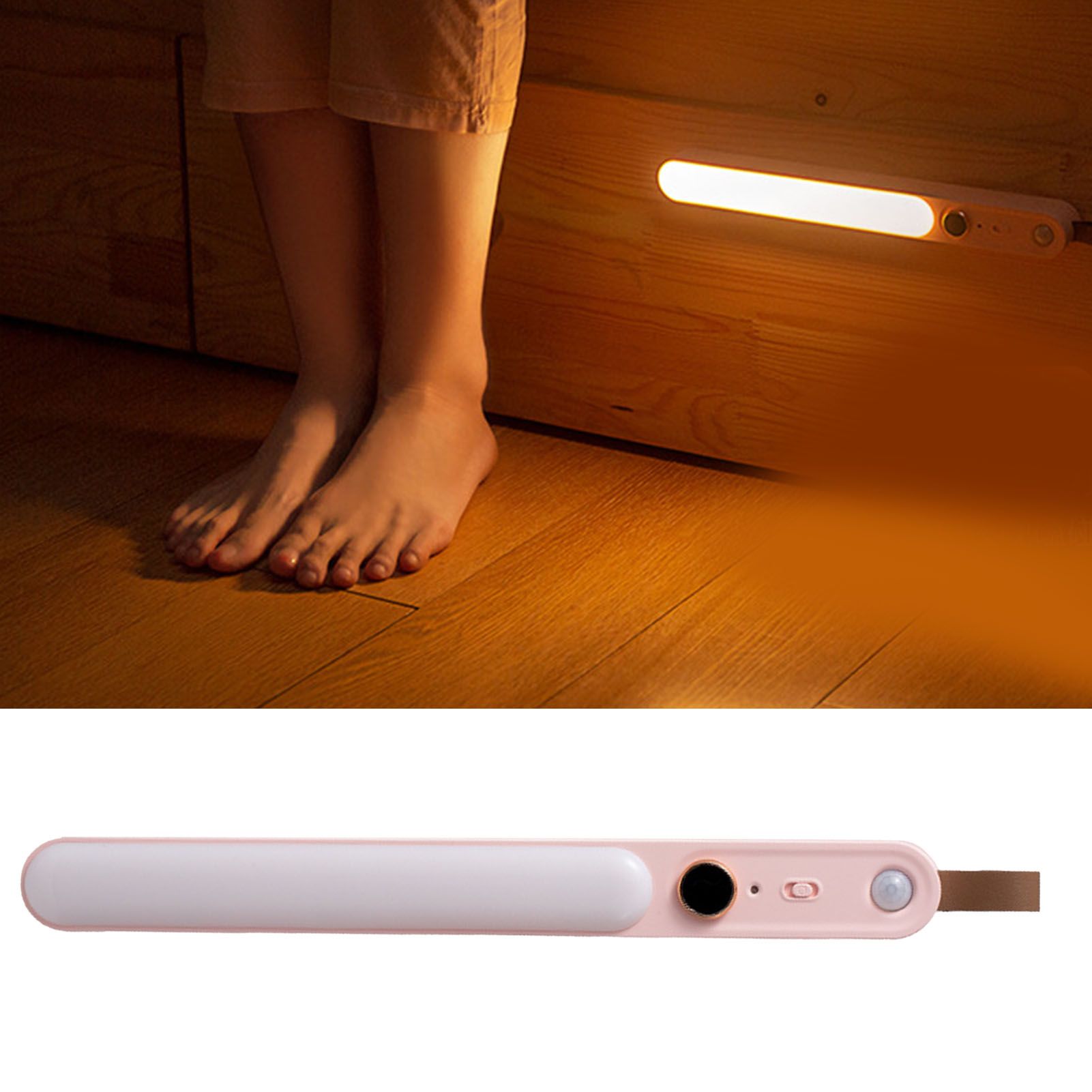Motion Sensor Night Light Sensitive Human Body Sensing Magnetic Light Bar for view 9