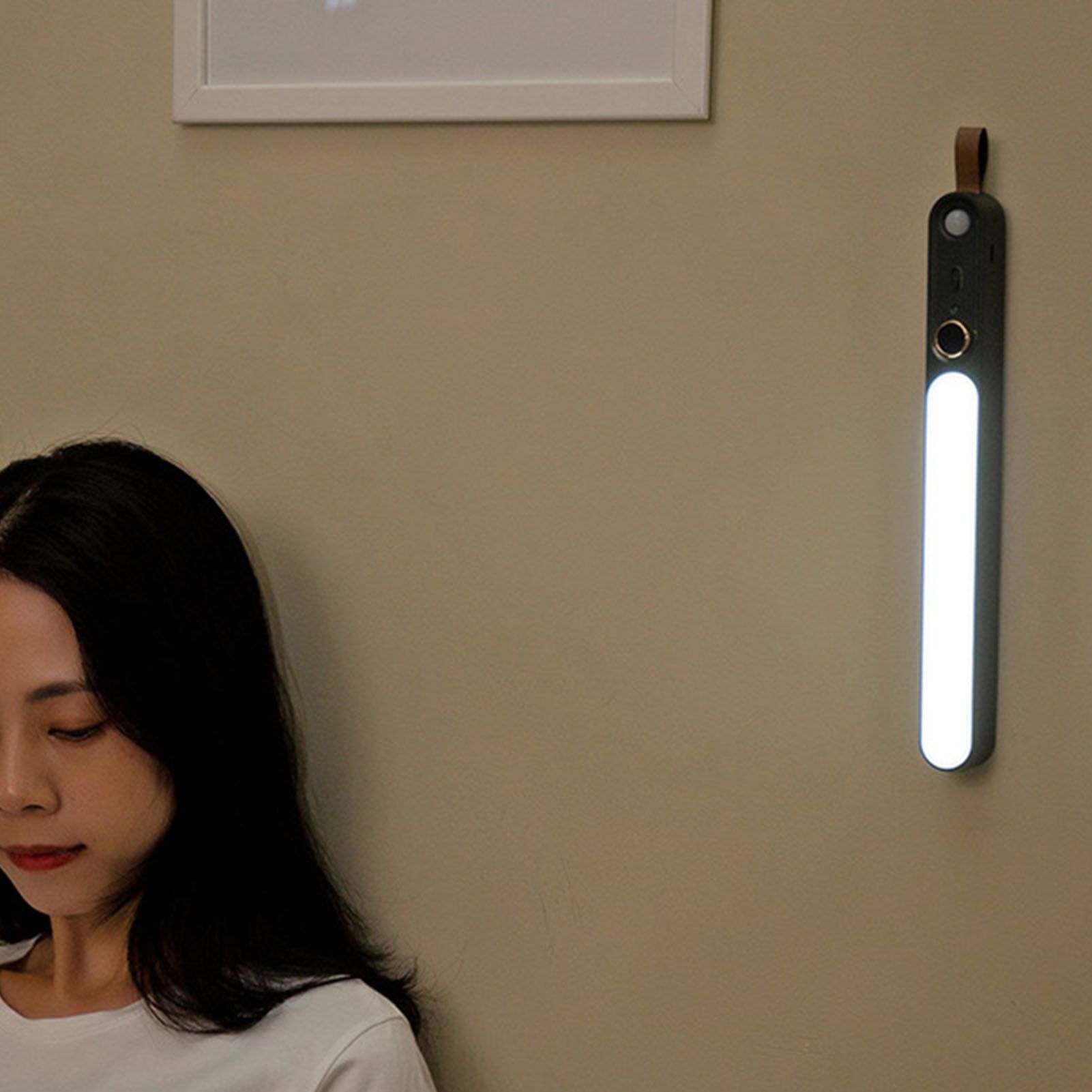Motion Sensor Night Light Sensitive Human Body Sensing Magnetic Light Bar for view 9