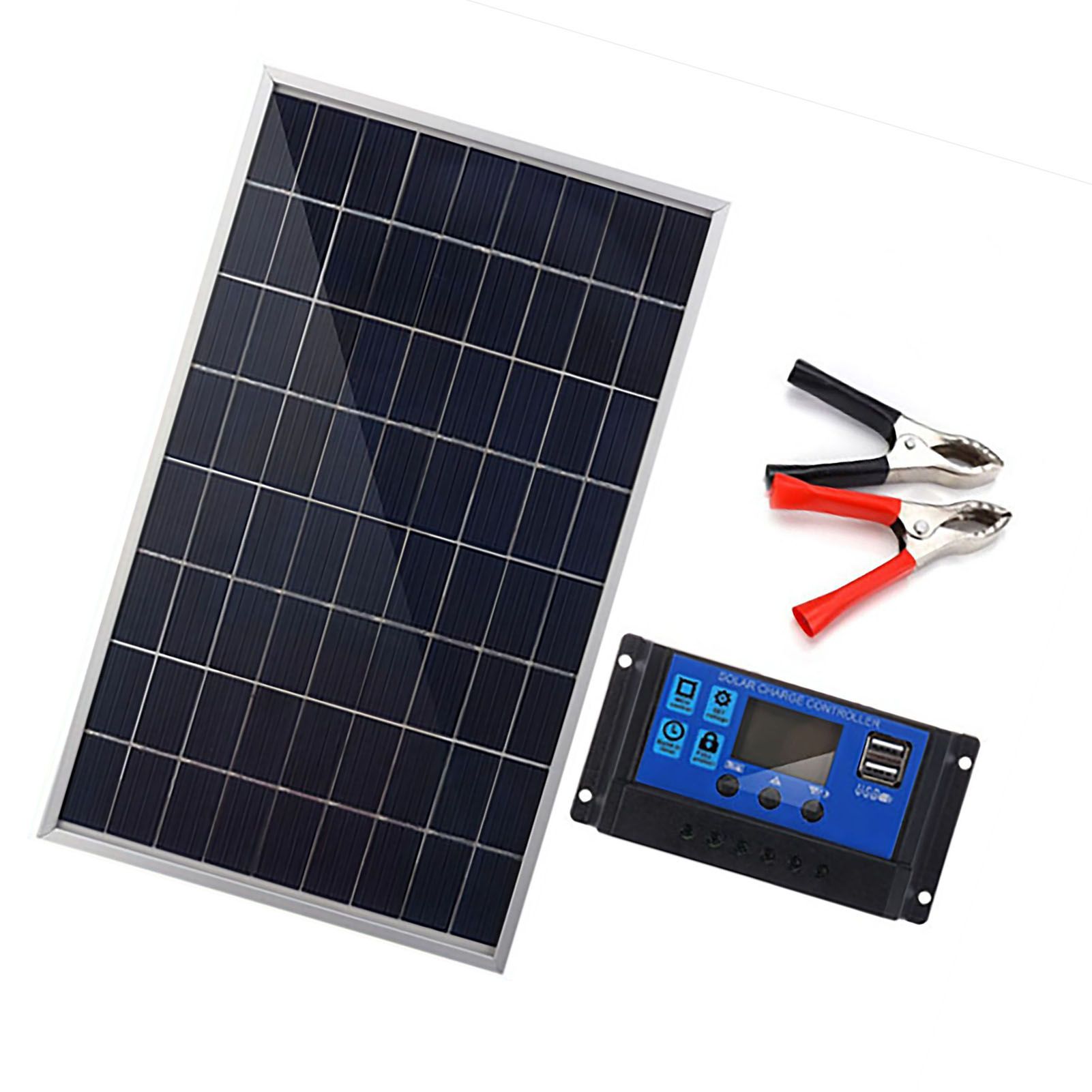 Solar Panel High Efficiency Multifunctional 12V Solar Battery Charger IP65 view 4
