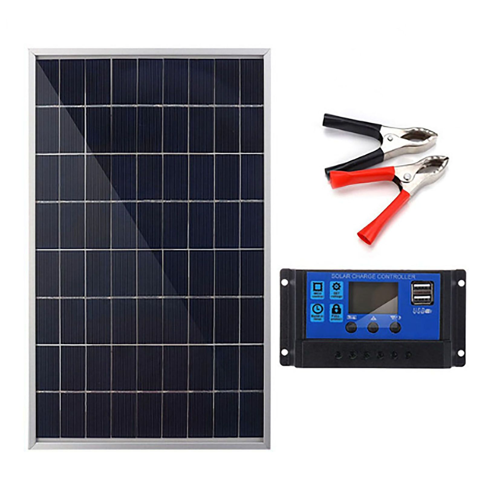 Solar Panel High Efficiency Multifunctional 12V Solar Battery Charger IP65 view 3