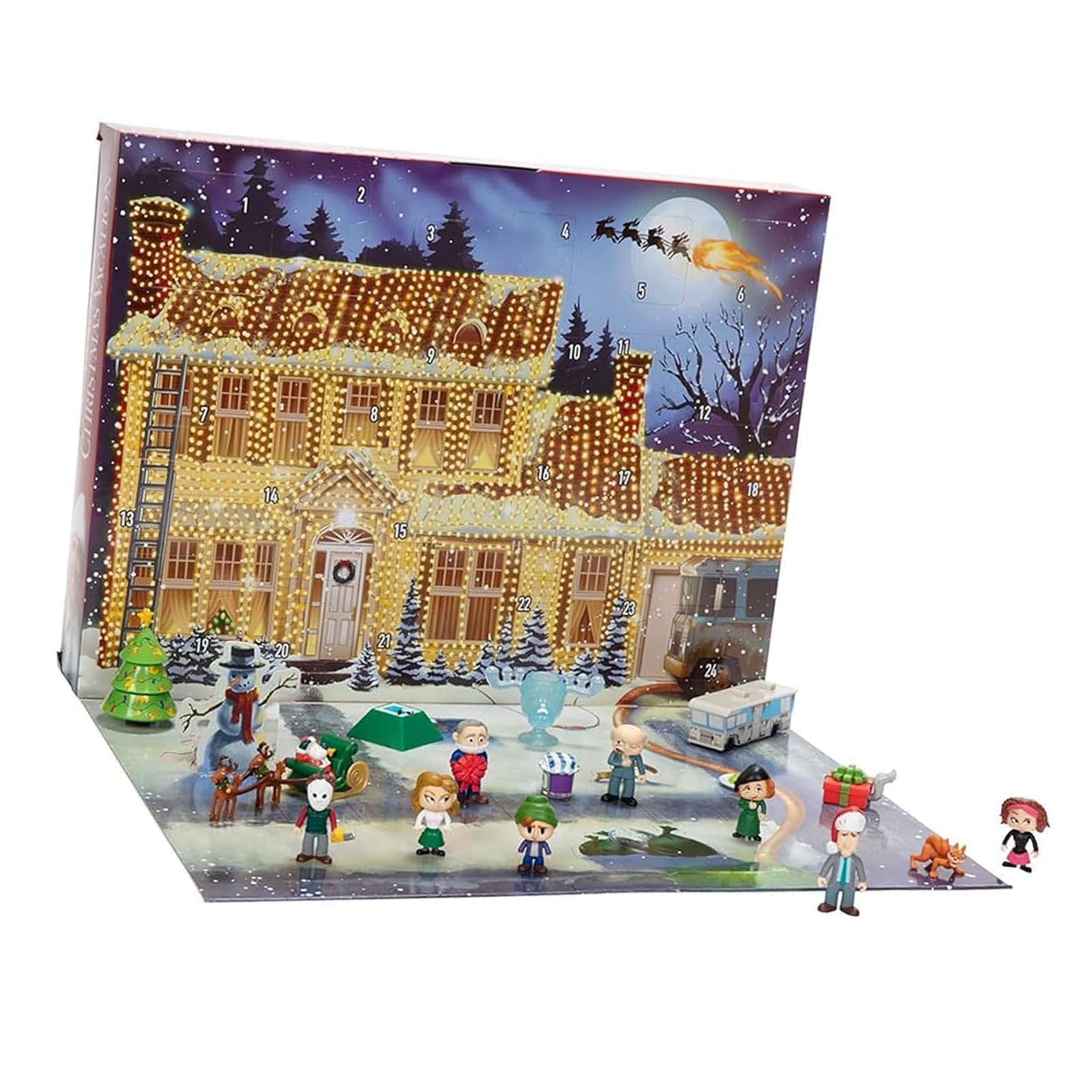 Advent Calendar 2024 Xmas Vacation PE Xmas Countdown Calendar Vacation Gift view 4