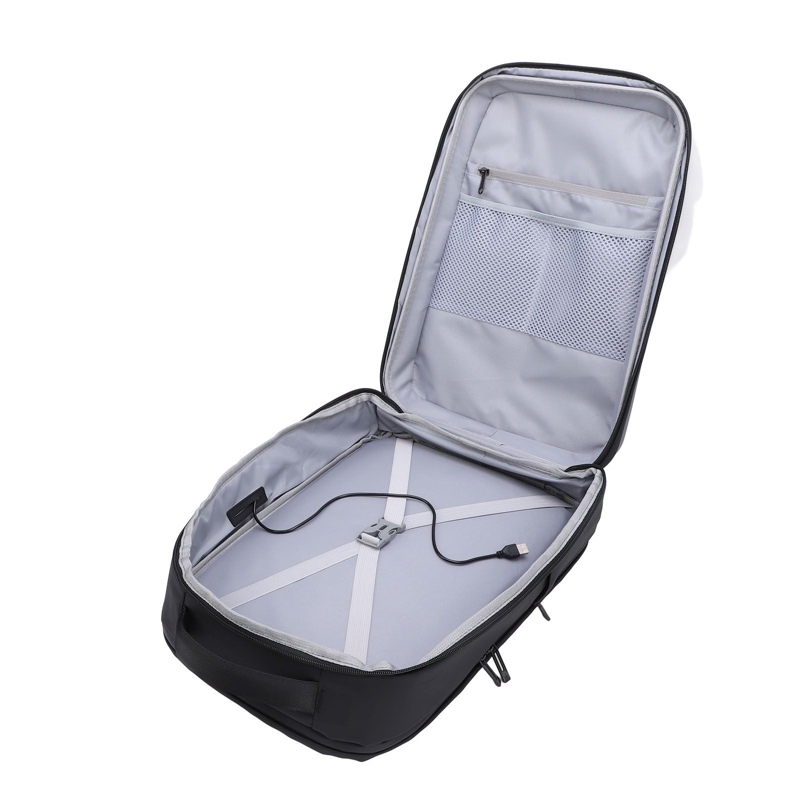 Satellite Backpack Water Resistant Protective Travel Case with USB Charging view 11