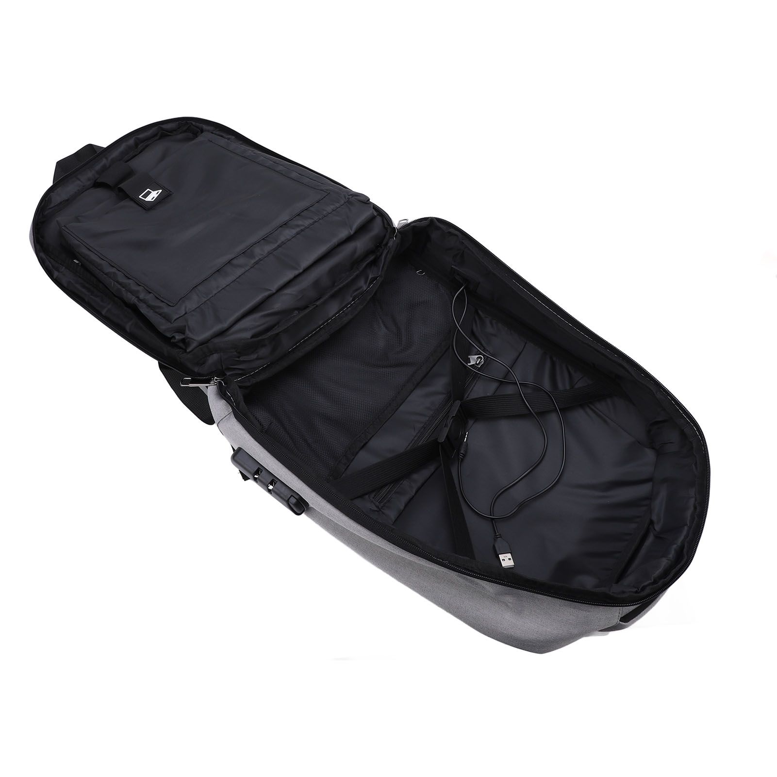 Satellite Travel Bag Anti Theft Laptop Backpack Dish Router Accessories view 6