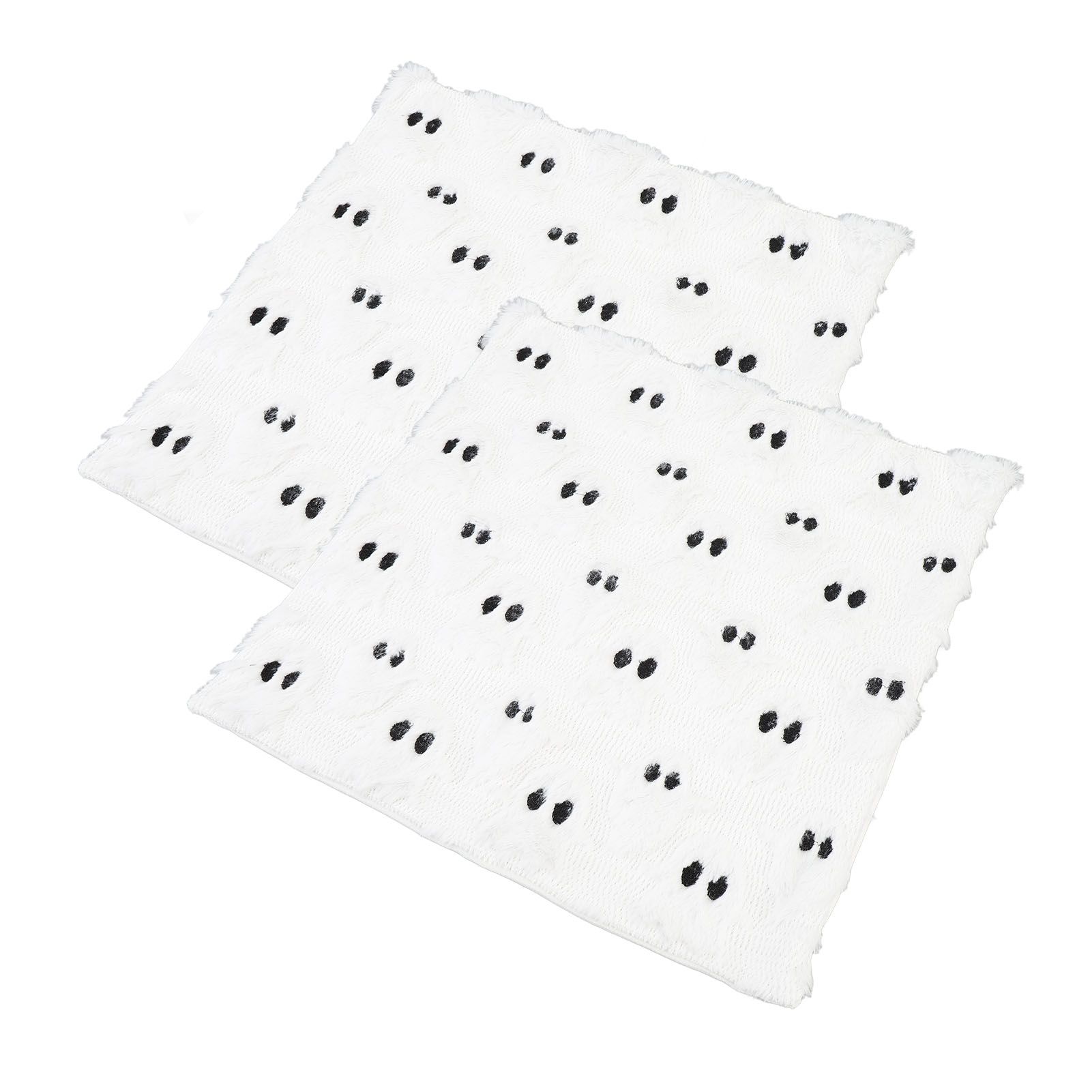2 Pack White Ghost Pillowcases Soft Polyester Plush White Ghost Throw Pillow view 6