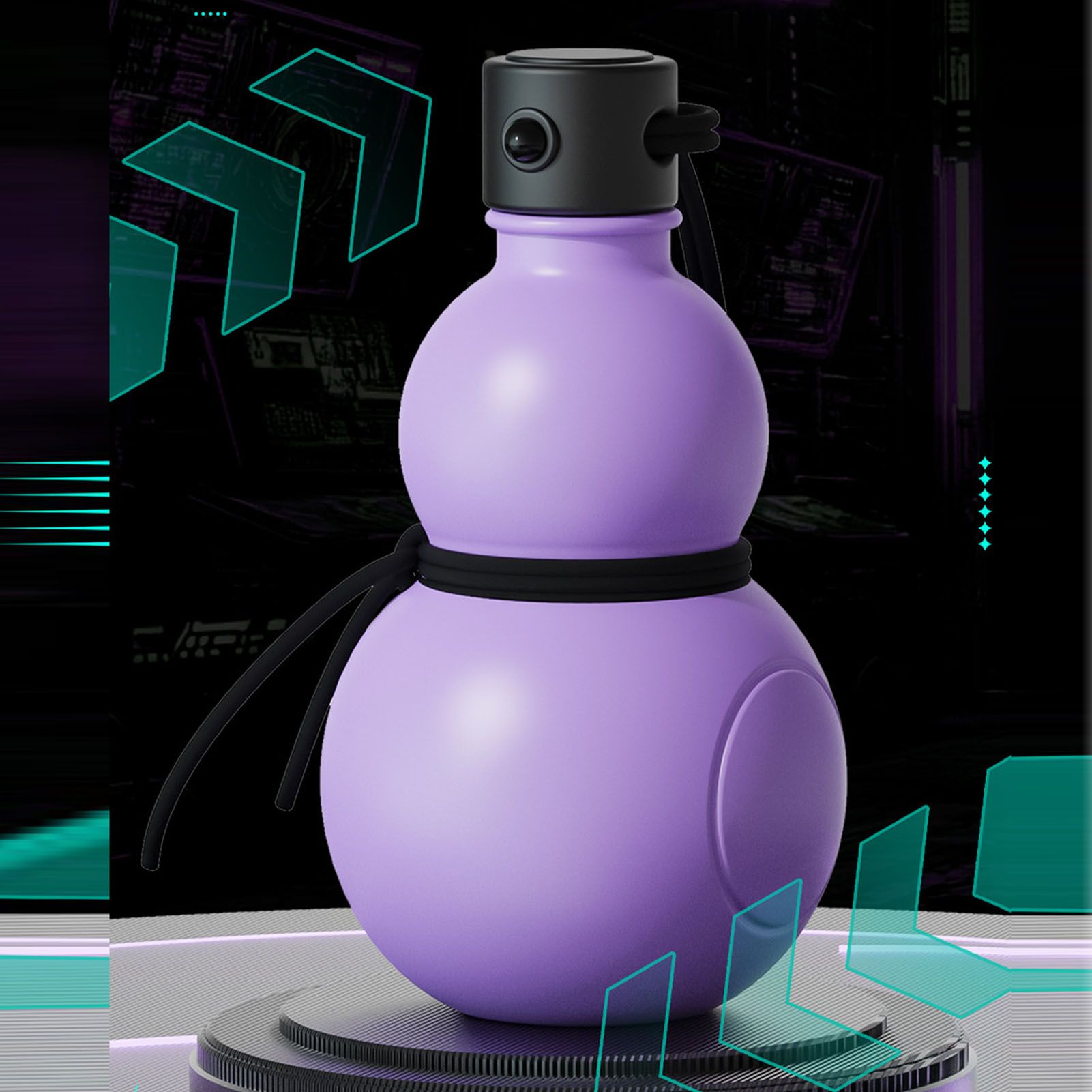 Gourd Water Bottle PCTG Multifunctional Stylish Gourd Drinking Cup Jug for view 8