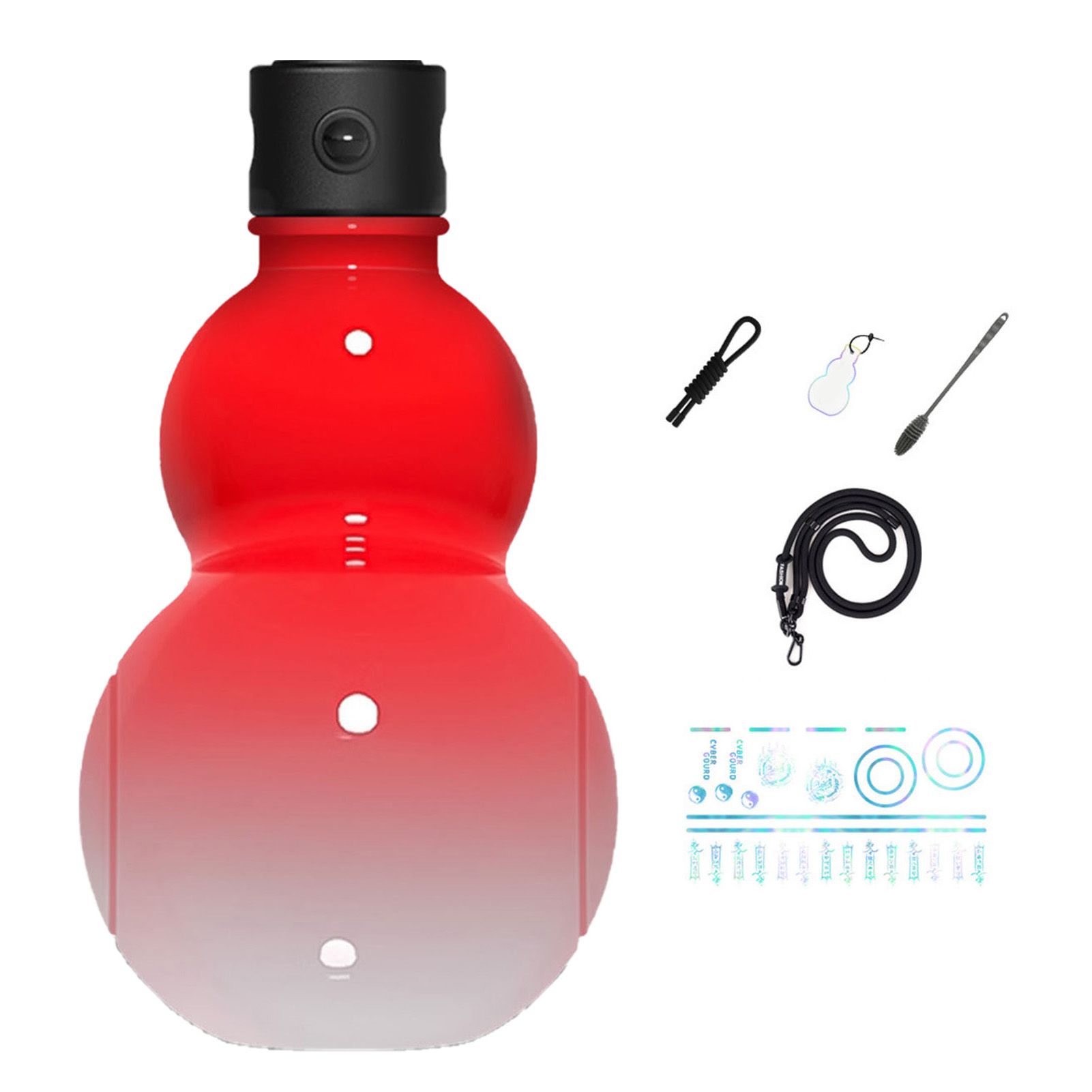 Gourd Water Bottle 900ml Leakage Proof Stylish Look Portable Sports Water view 3