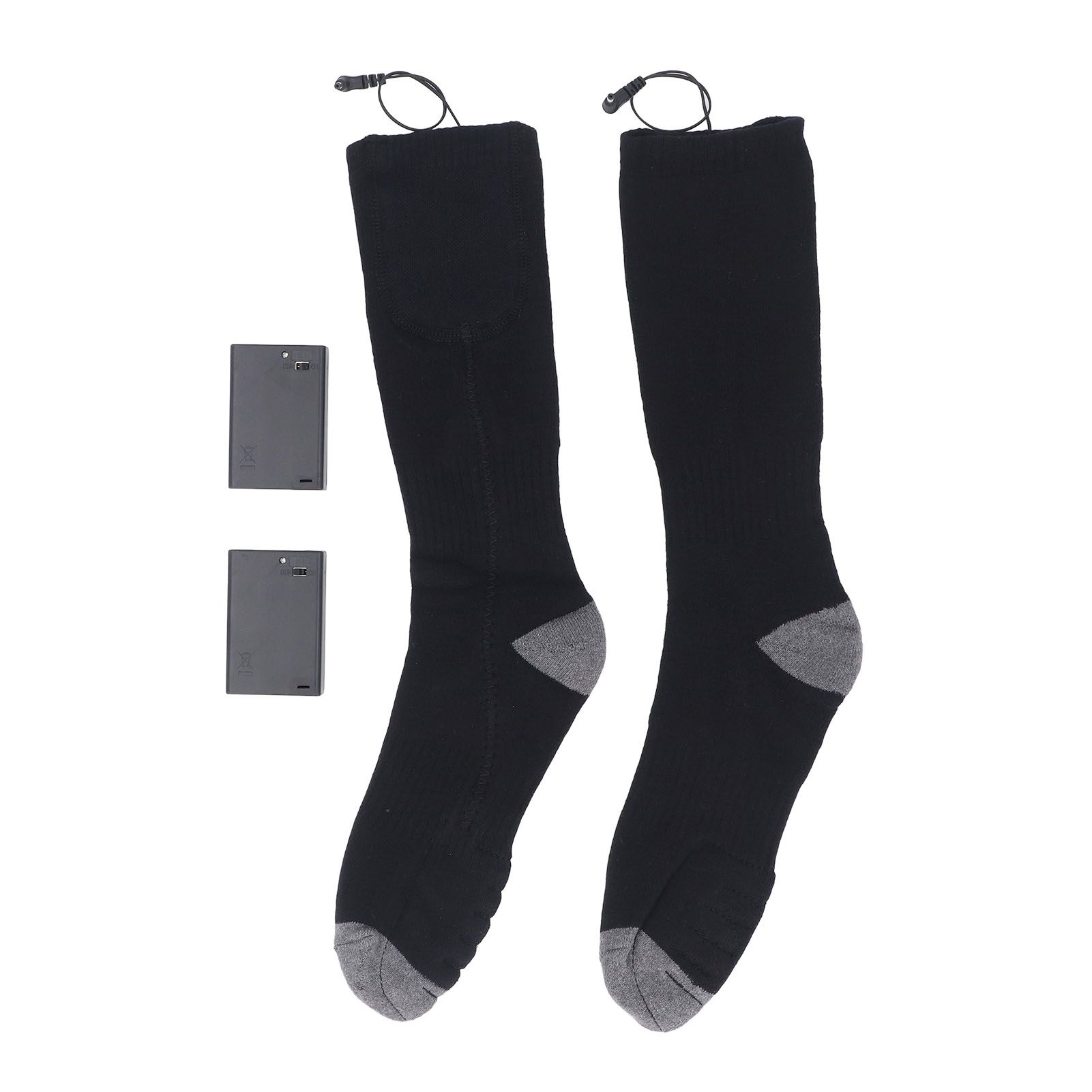 Electric Heated Socks Battery Operated Comfortable Cotton Socks for Winter view 3