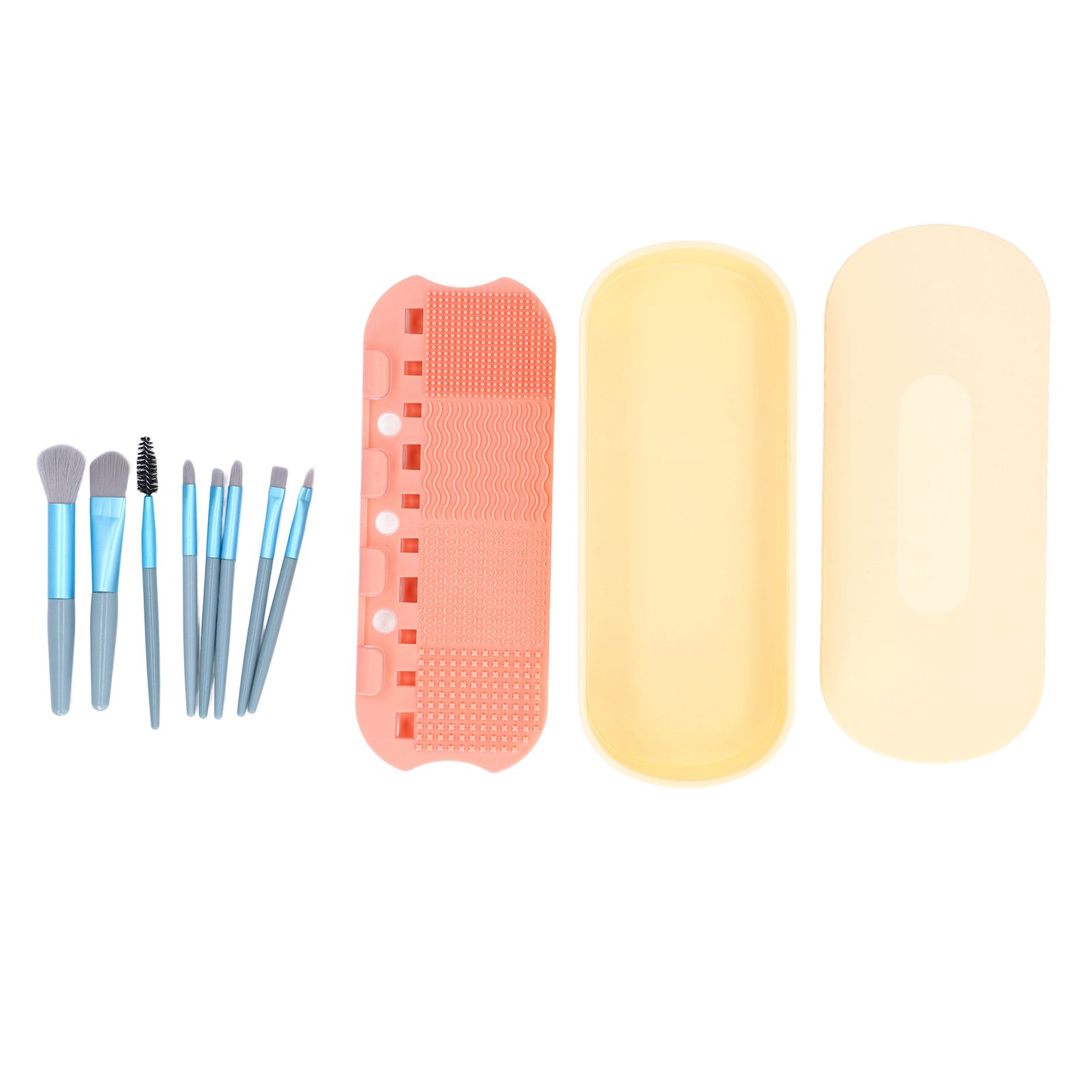 3 in 1 Silicone Makeup Brush Cleaner Mat Box Cosmetic Brushes Cleaning Tool view 3