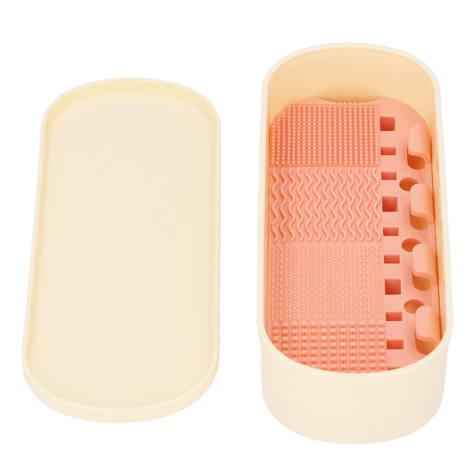 3 in 1 Silicone Makeup Brush Cleaner Mat Box Cosmetic Brushes Cleaning Tool view 12