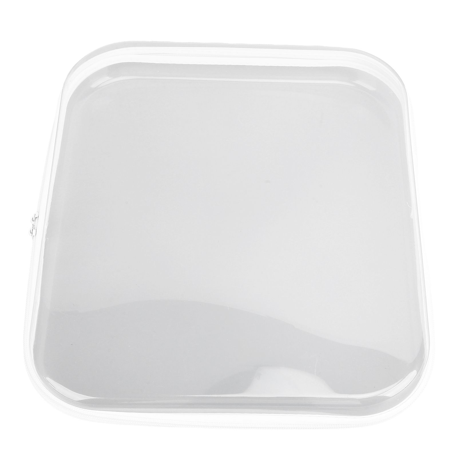 Zippered Hard Pouch PVC Clear Hard Shell Zipper Case Travel Bag for Building — image 1