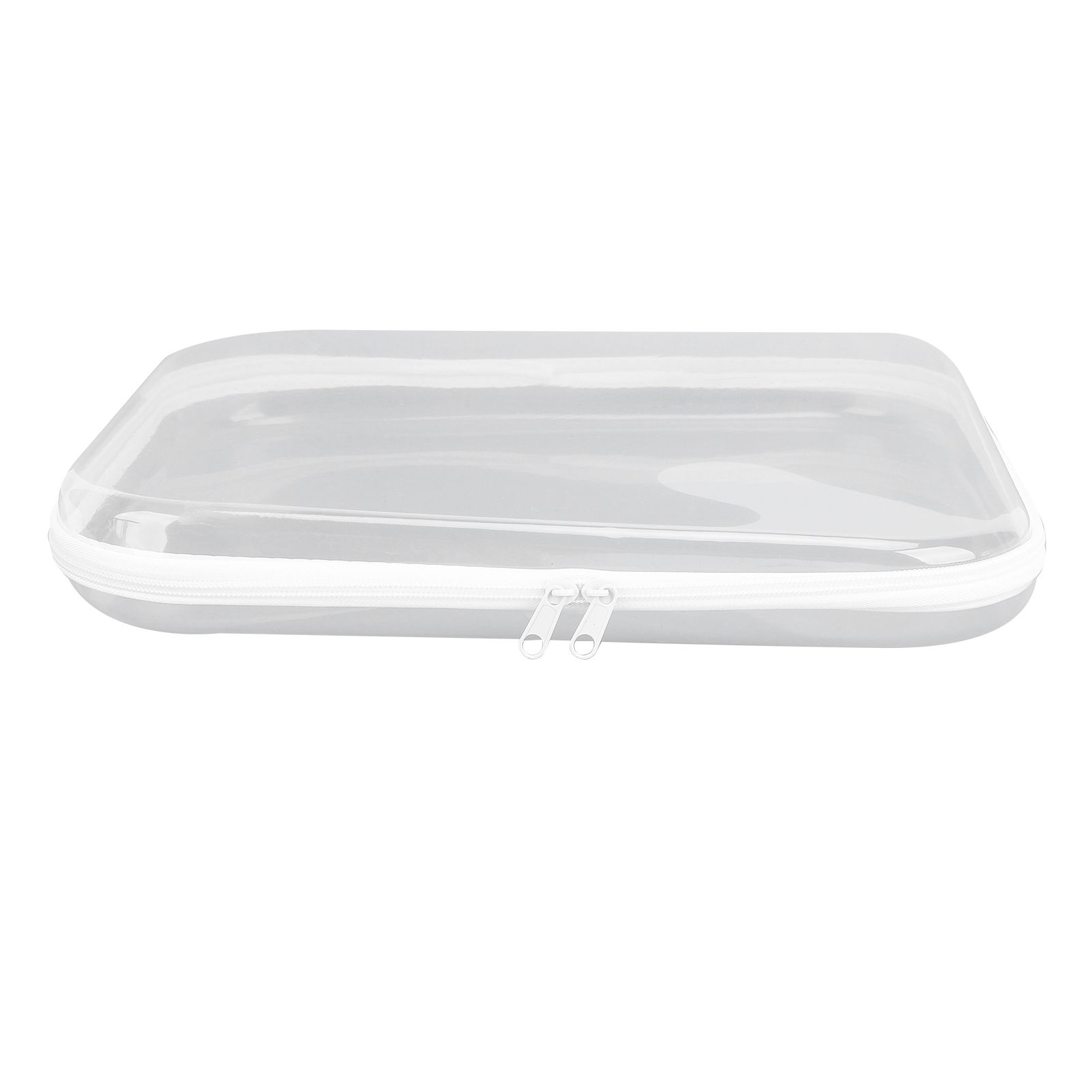 Zippered Hard Pouch PVC Clear Hard Shell Zipper Case Travel Bag for Building view 3