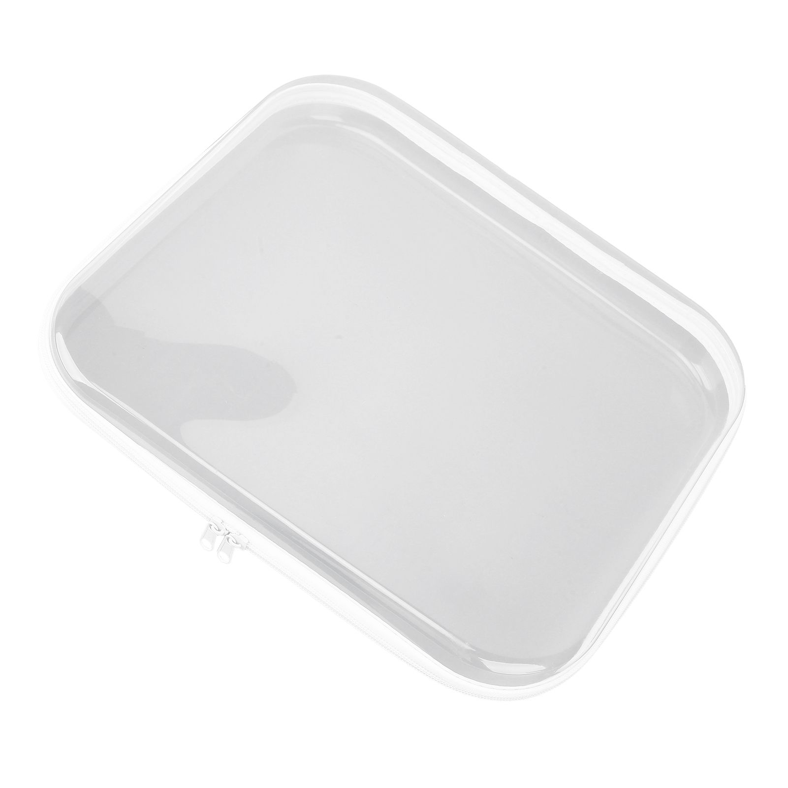 Zippered Hard Pouch PVC Clear Hard Shell Zipper Case Travel Bag for Building view 7