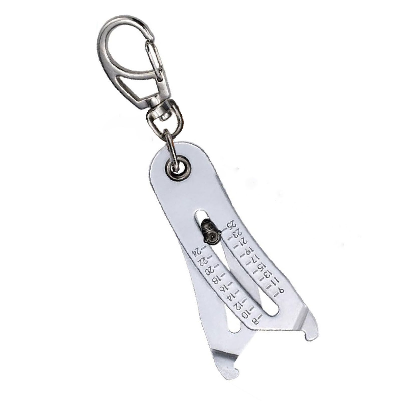 Portable Precise Thread Size Checker Keychain Thread Size Verification Tool view 4