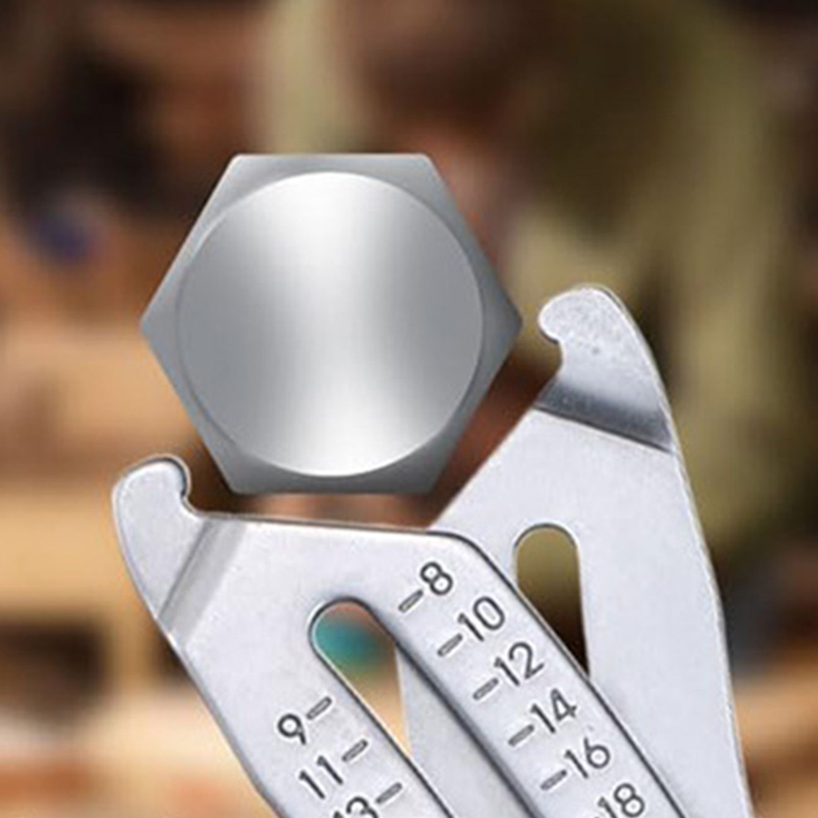 Portable Precise Thread Size Checker Keychain Thread Size Verification Tool view 5