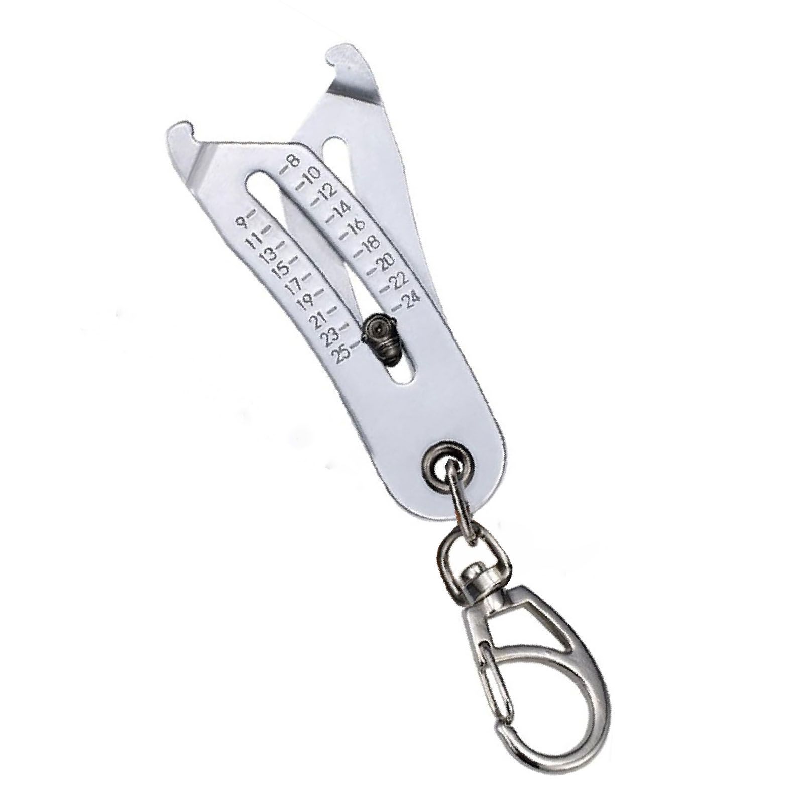 Portable Precise Thread Size Checker Keychain Thread Size Verification Tool view 8