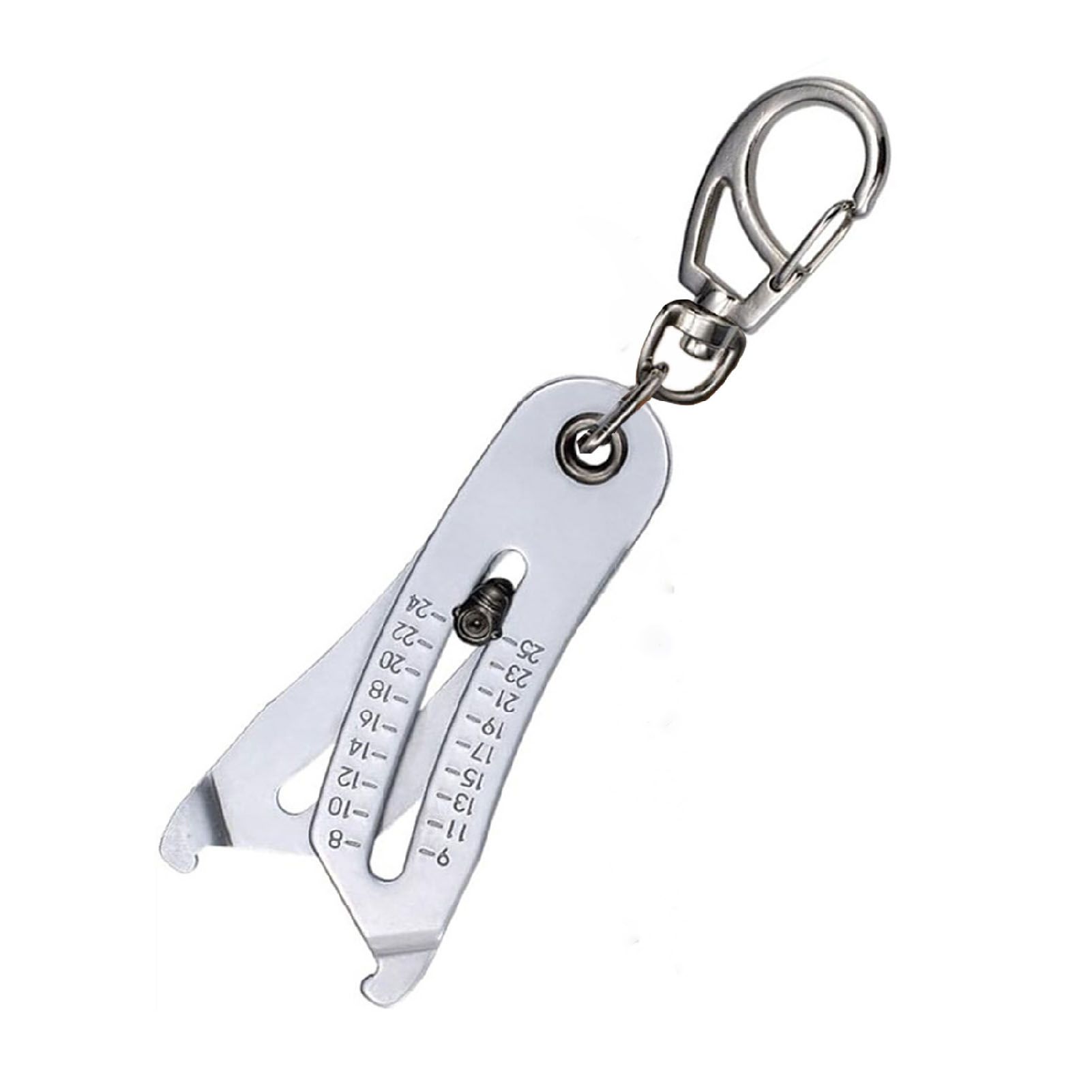 Portable Precise Thread Size Checker Keychain Thread Size Verification Tool view 10