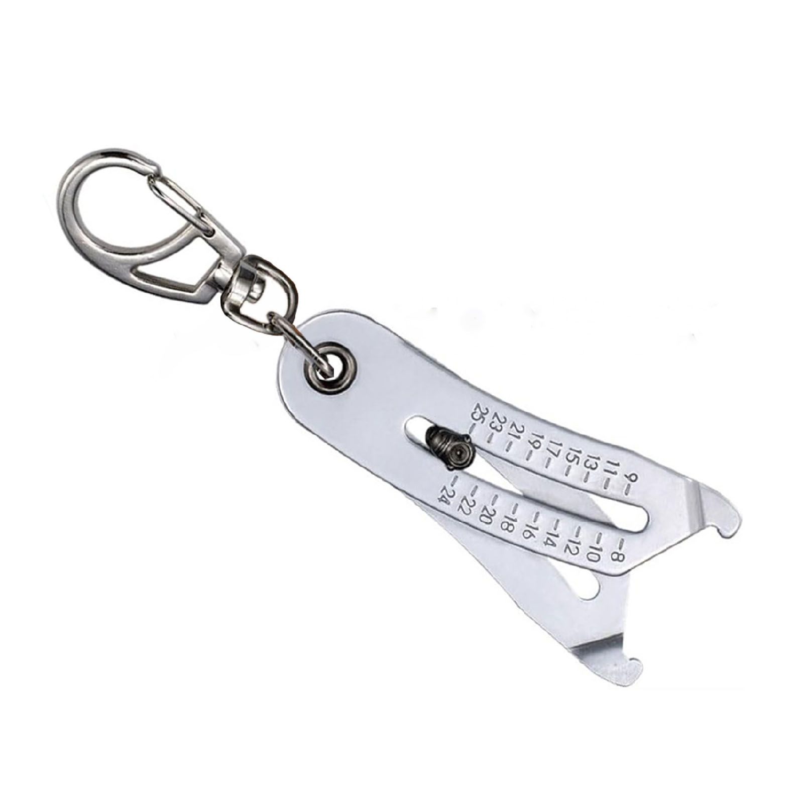Portable Precise Thread Size Checker Keychain Thread Size Verification Tool view 11