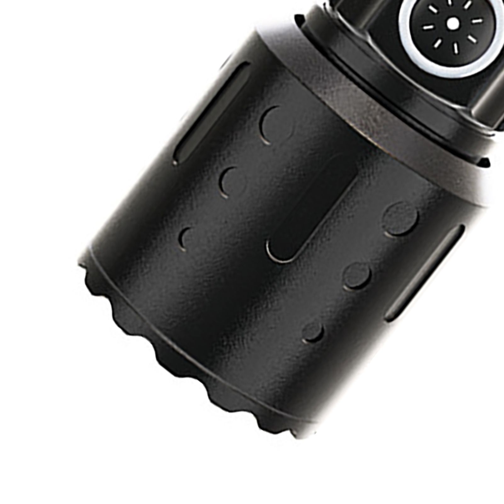 2PCS LED Super Bright Flashlights USB Rechargeable Telescopic Zoom Flashlight view 7