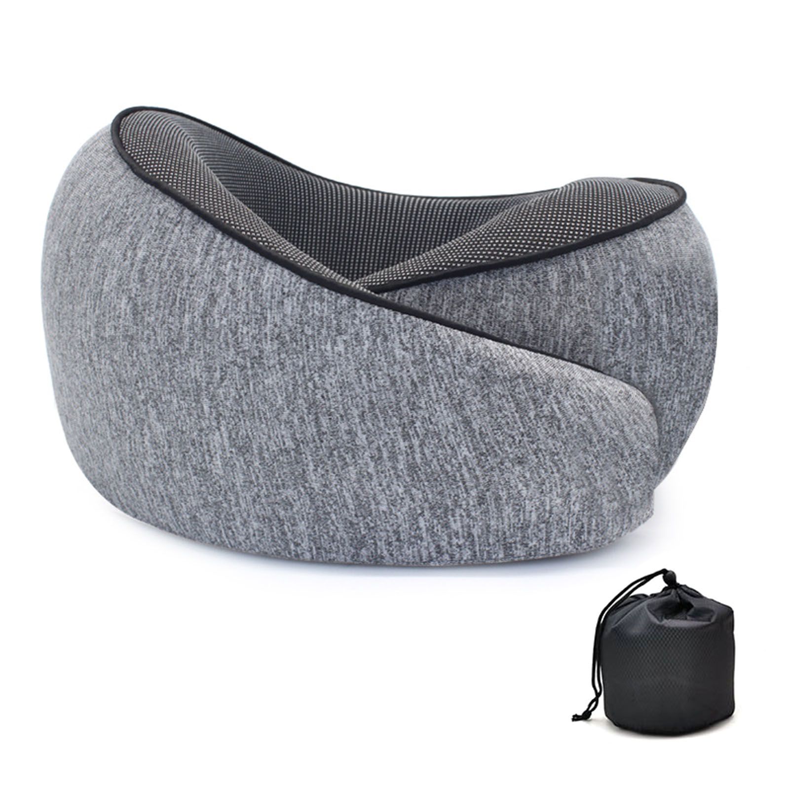 U Shape Travel Pillow Memory Foam Slow Rebound Comfortable Fit Ergonomic view 3