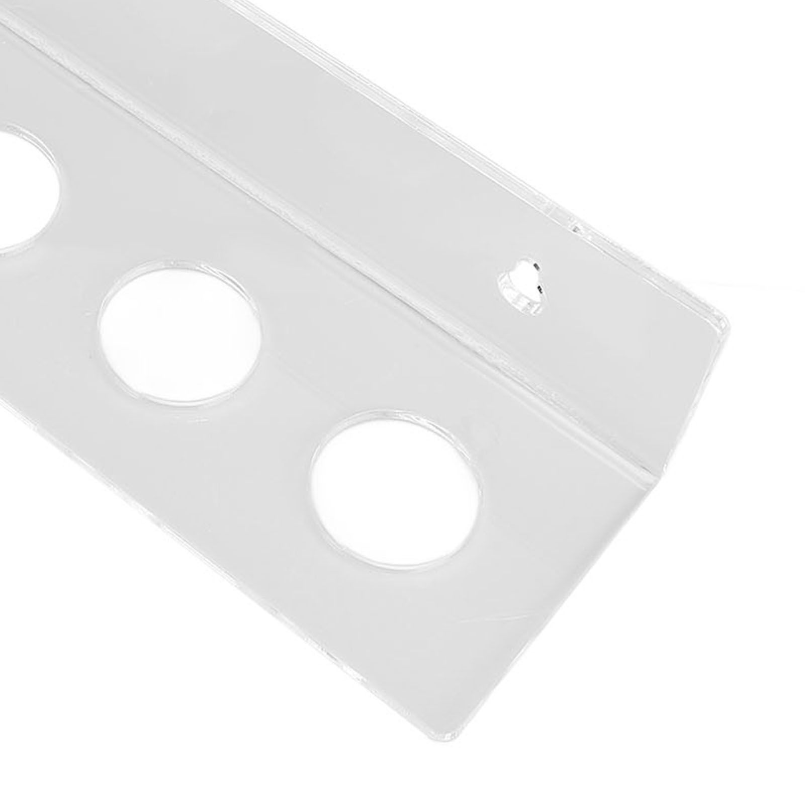 2PCS Small Balls Display Rack Acrylic Clear Wall Mounted Floating Shelf 12 view 5
