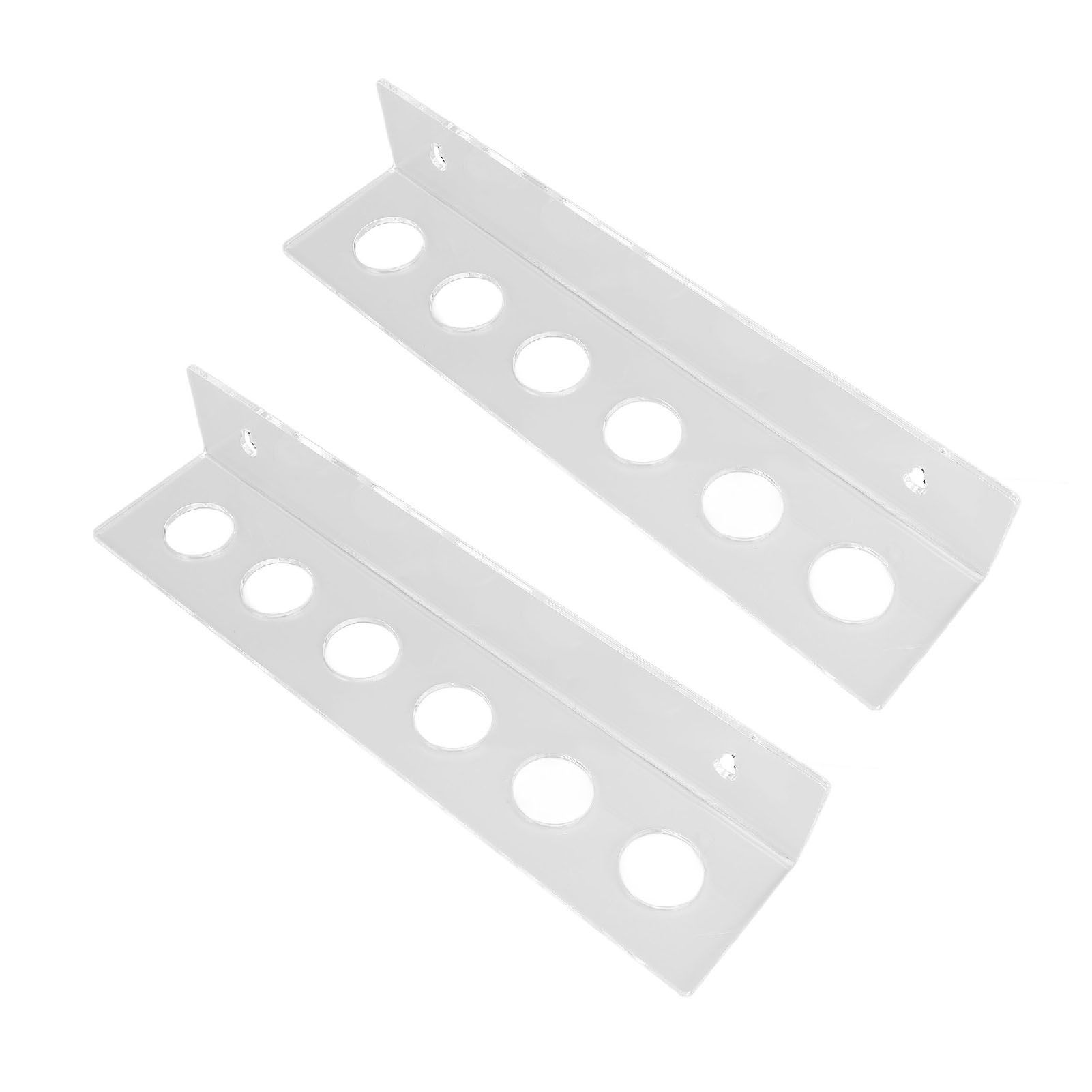 2PCS Small Balls Display Rack Acrylic Clear Wall Mounted Floating Shelf 12 view 7