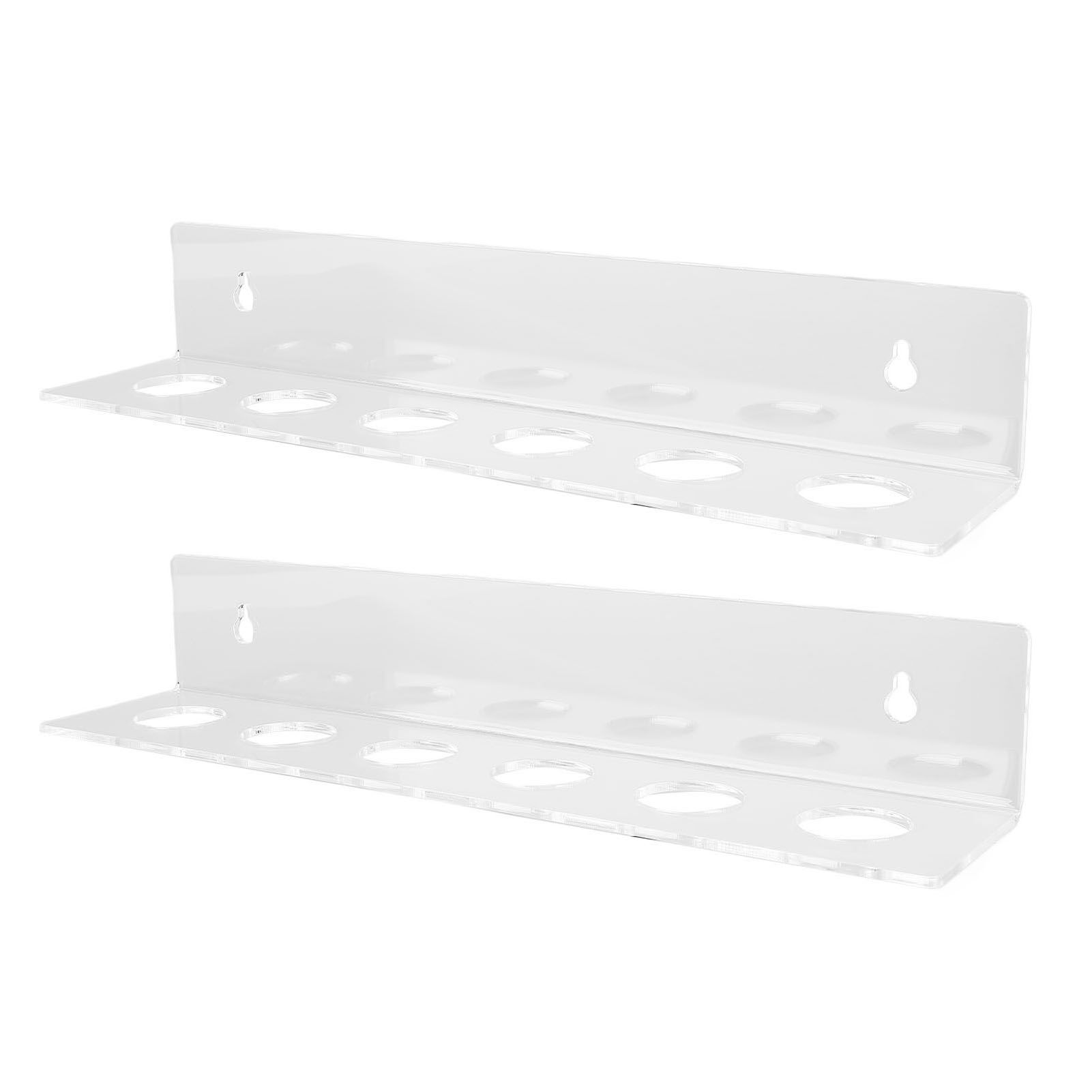 2PCS Small Balls Display Rack Acrylic Clear Wall Mounted Floating Shelf 12 view 10