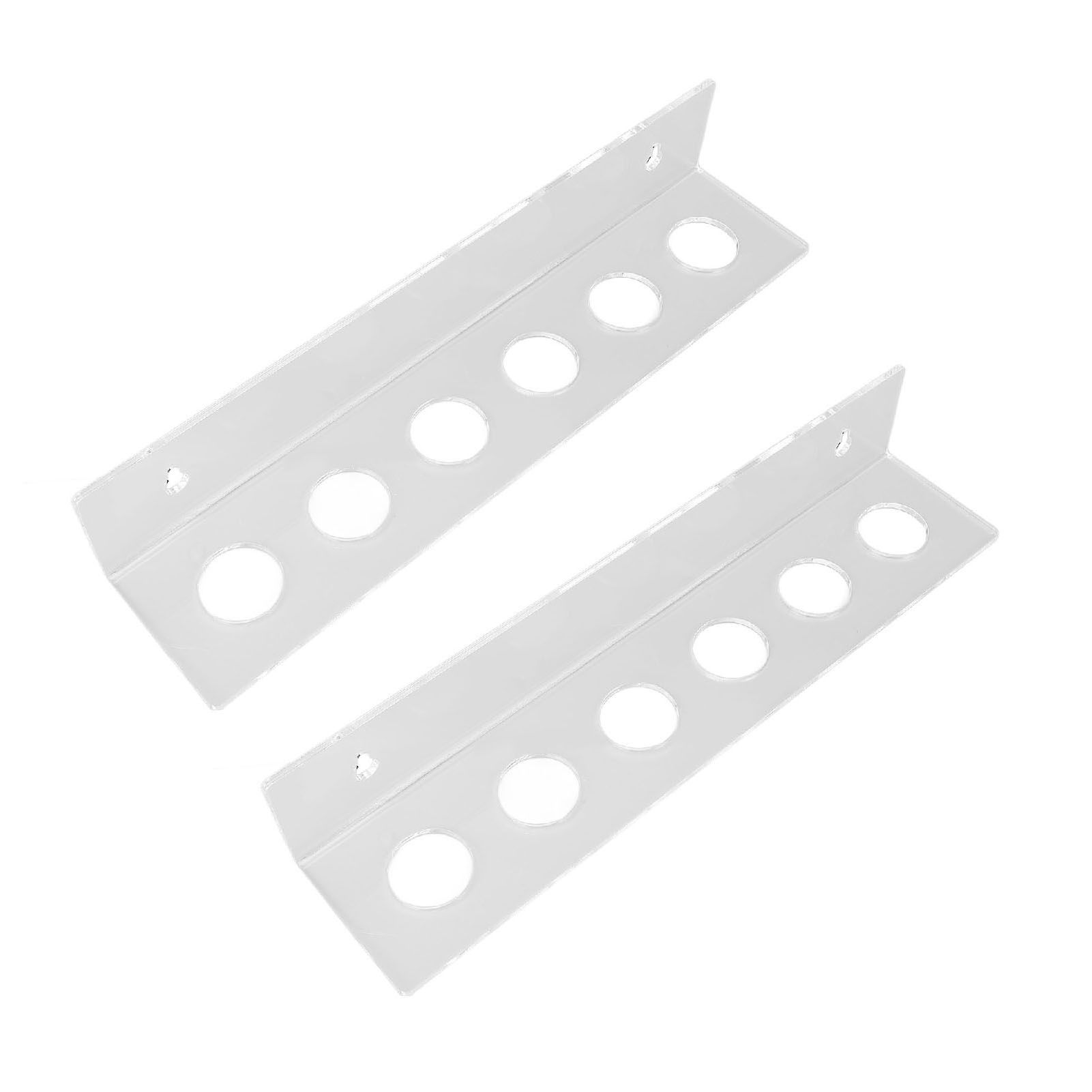 2PCS Small Balls Display Rack Acrylic Clear Wall Mounted Floating Shelf 12 view 11