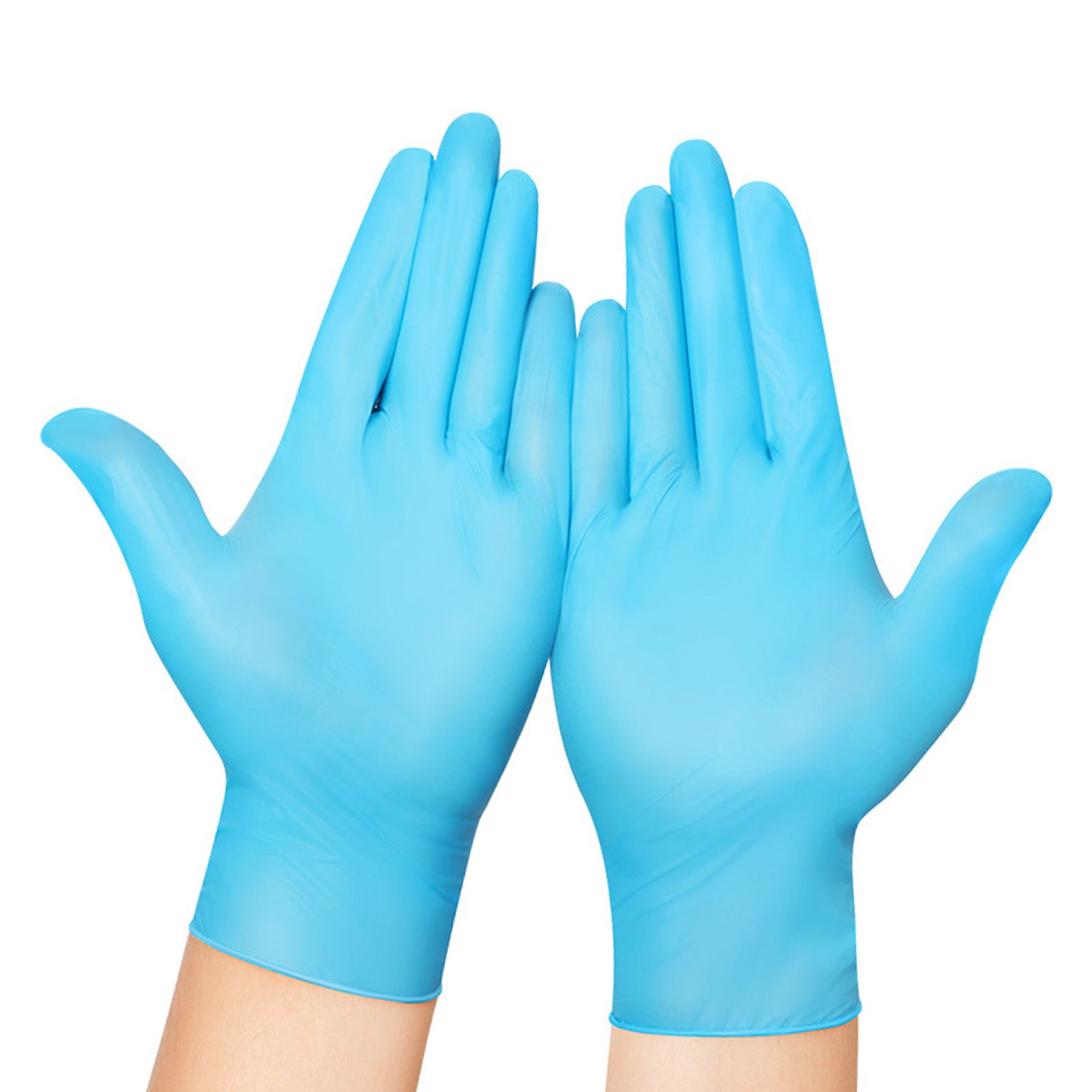 100Pcs Nitrile Gloves Water Proof Oil Proof Alkali Resistant Disposable Gloves — image 1