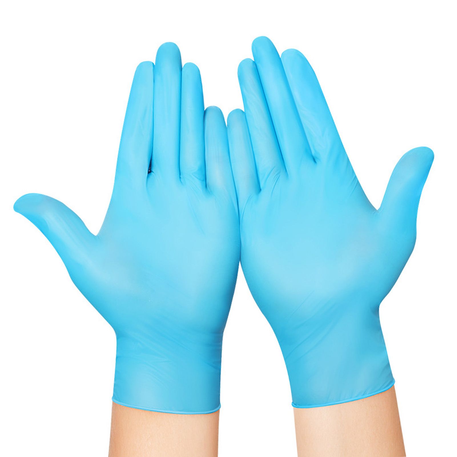 100Pcs Nitrile Gloves Water Proof Oil Proof Alkali Resistant Disposable Gloves view 4