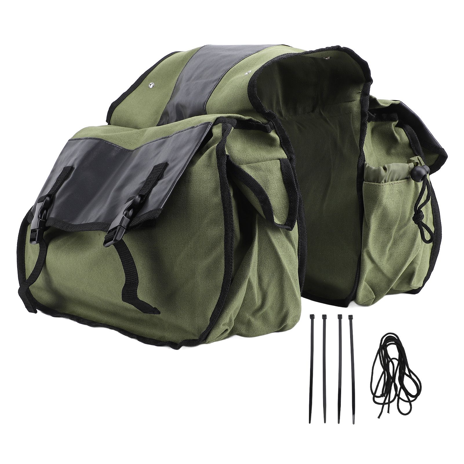 Large Capacity Bike Saddle Bag Bike Rear Rack Bag Foldable Bike Commuting Bag view 3