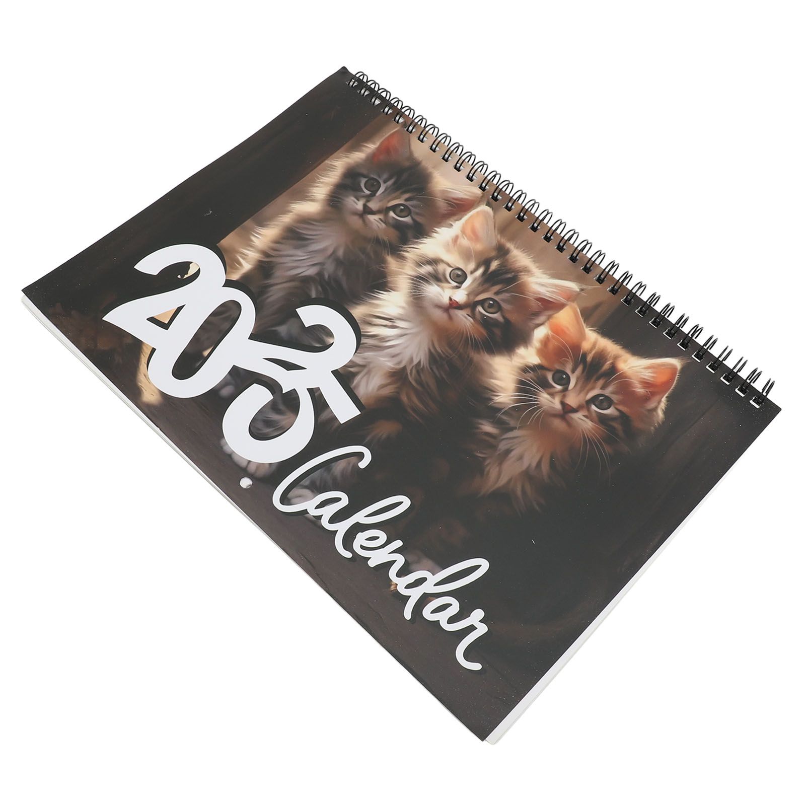 2025 Wall Cat Calendar 12 Month Thick Paper Double Sided Binding Julian view 9