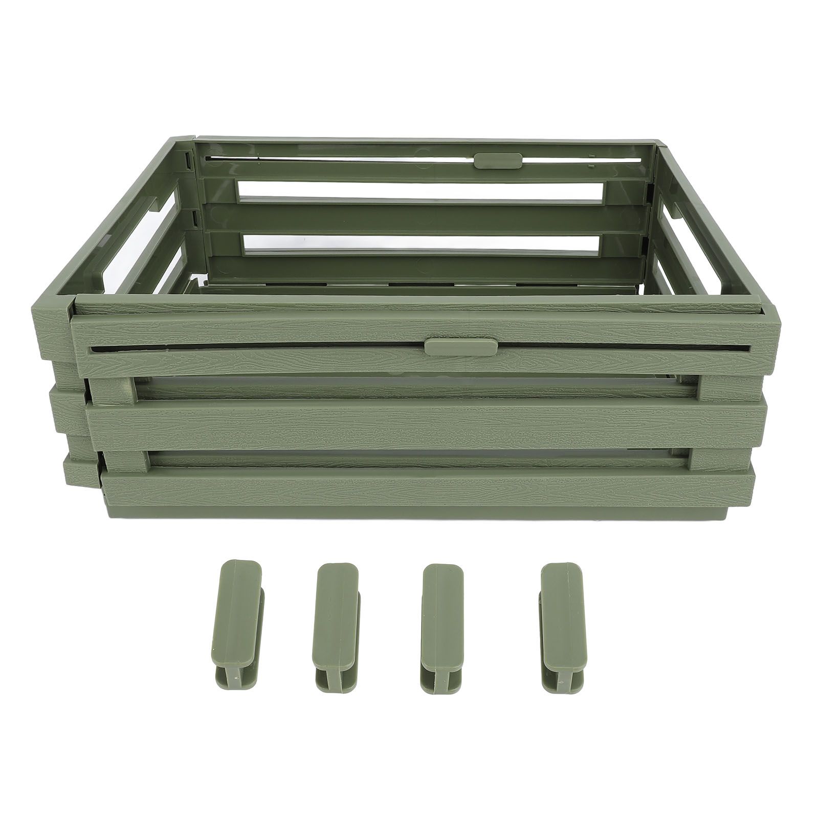 Retractable Storage Box PP Stackable Sundries Storage Bin Pantry Organizer view 3