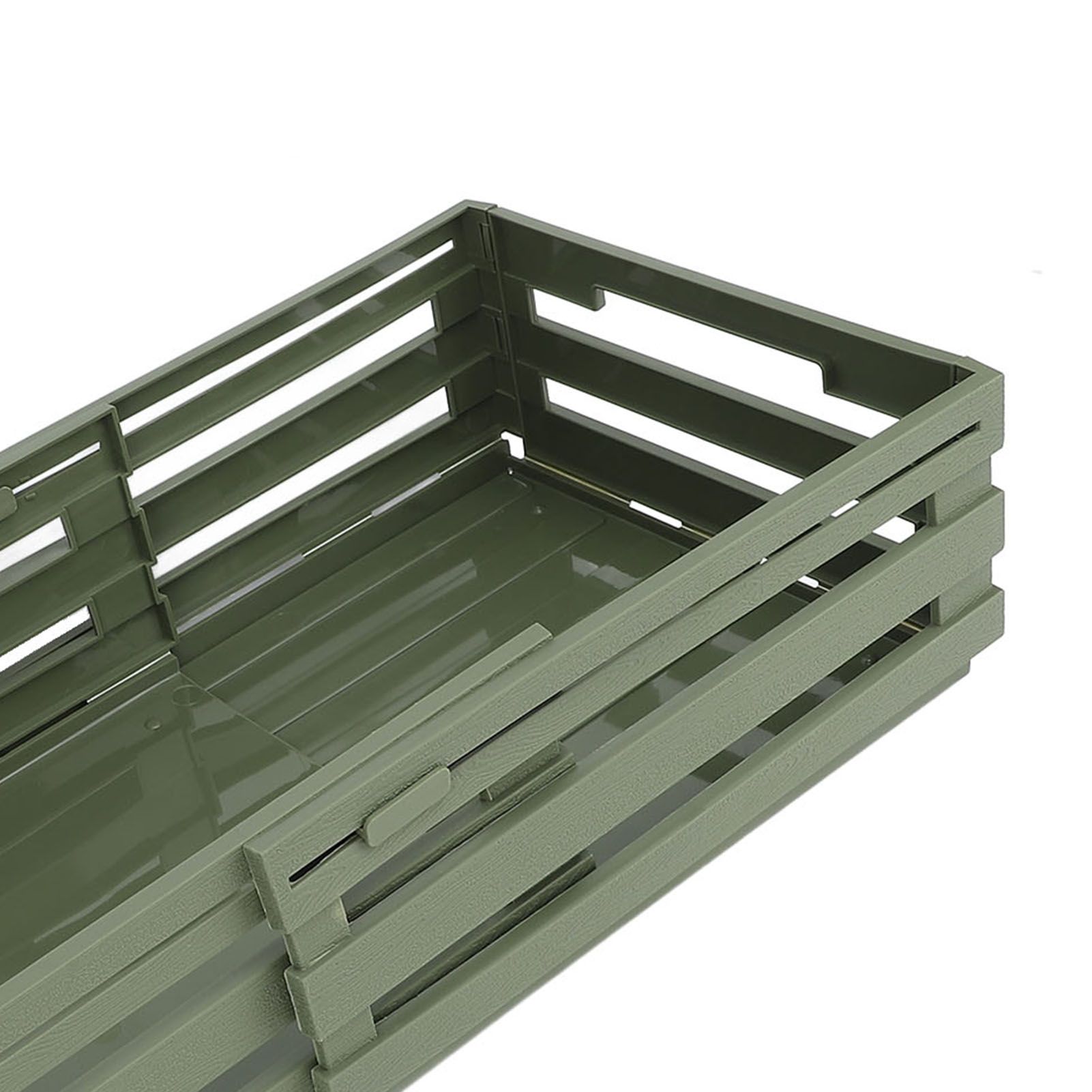 Retractable Storage Box PP Stackable Sundries Storage Bin Pantry Organizer view 5