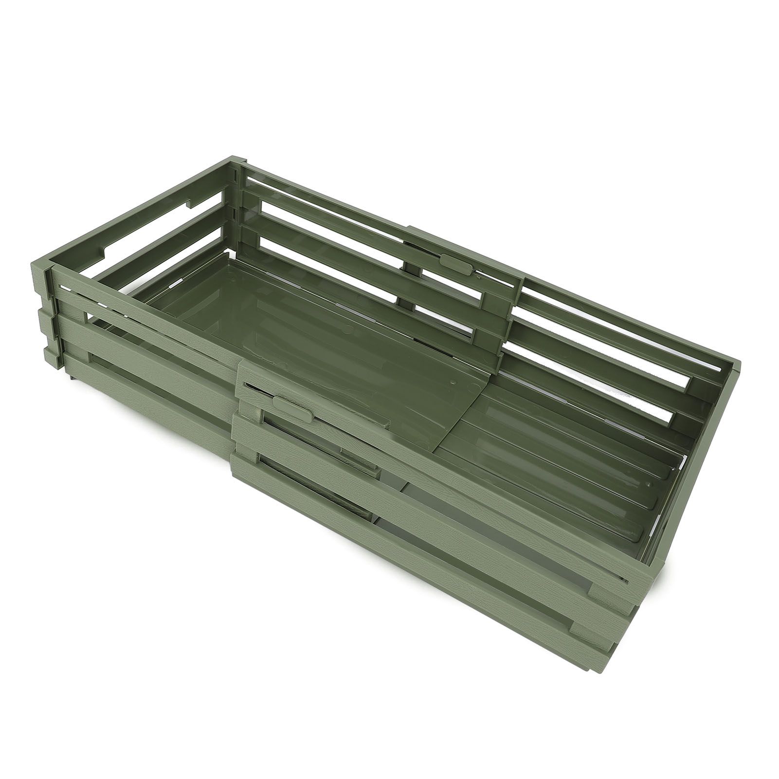 Retractable Storage Box PP Stackable Sundries Storage Bin Pantry Organizer view 6