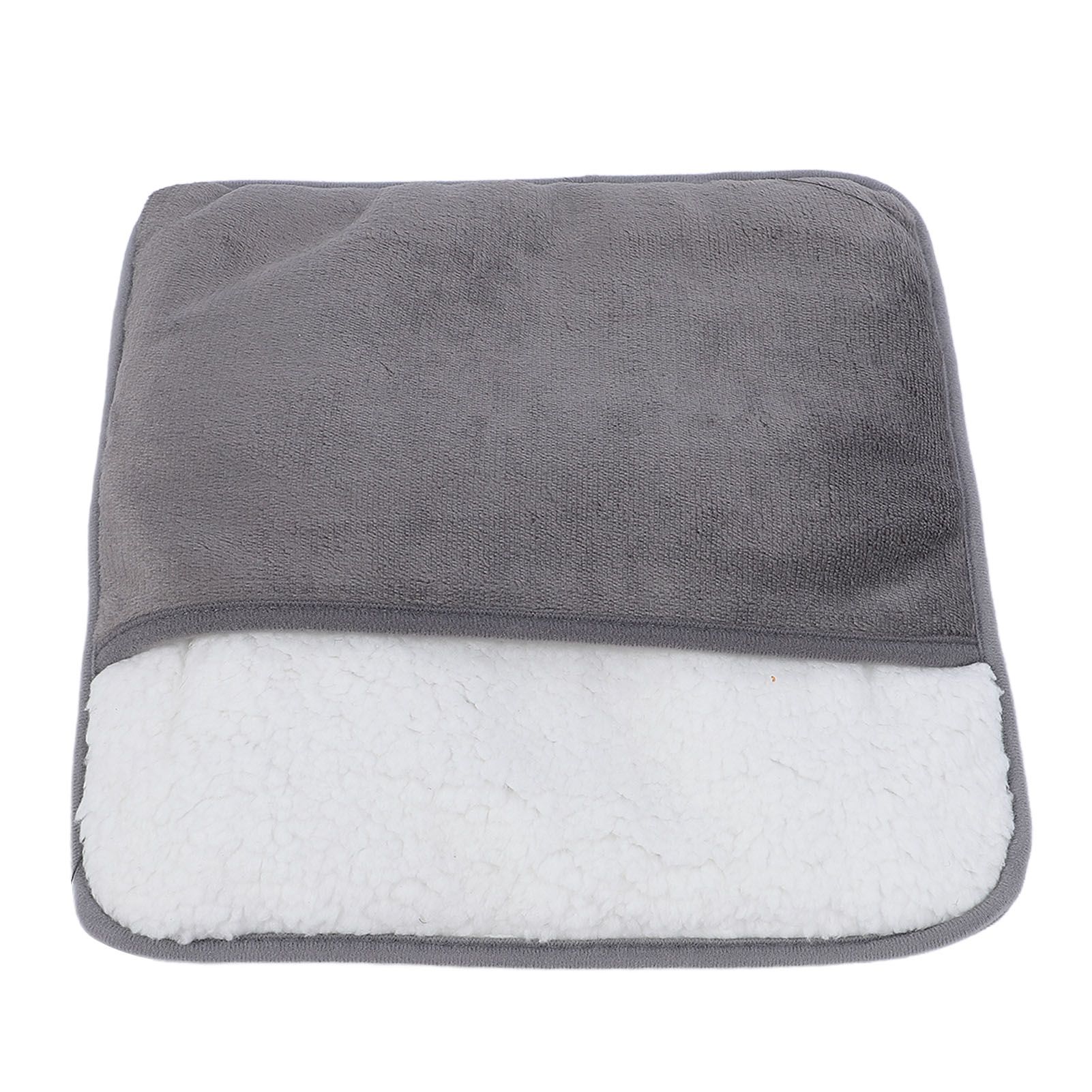 Electric Heated Foot Warmer Soft Cotton USB Plug in Foot Heating Pad for Bed view 4
