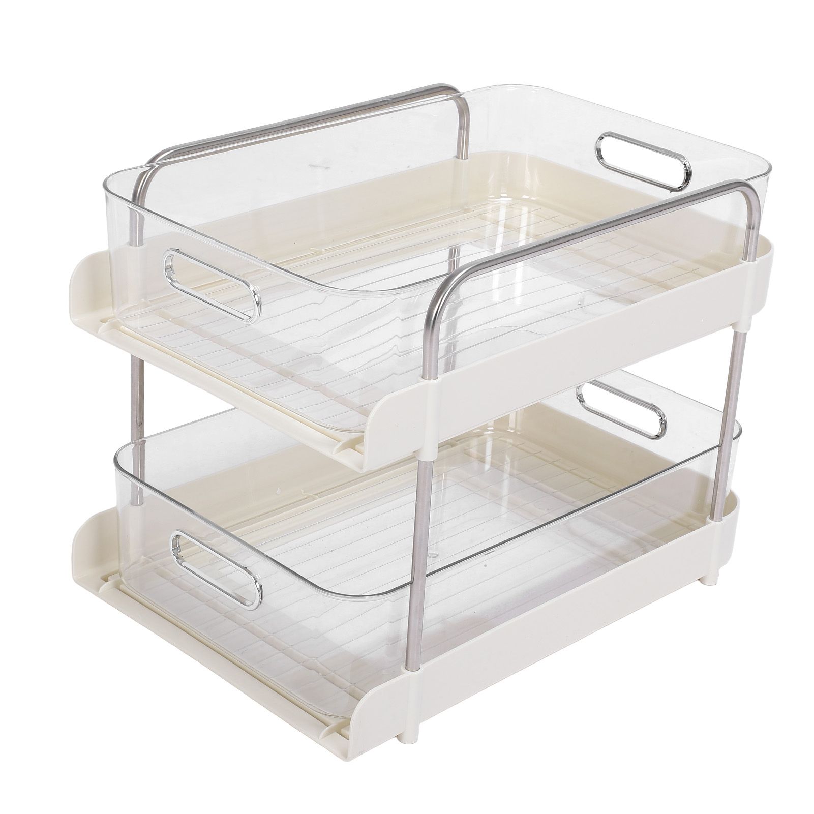 Storage Shelving Unit Organizer Multifunctional Cosmetics Snacks Display view 3