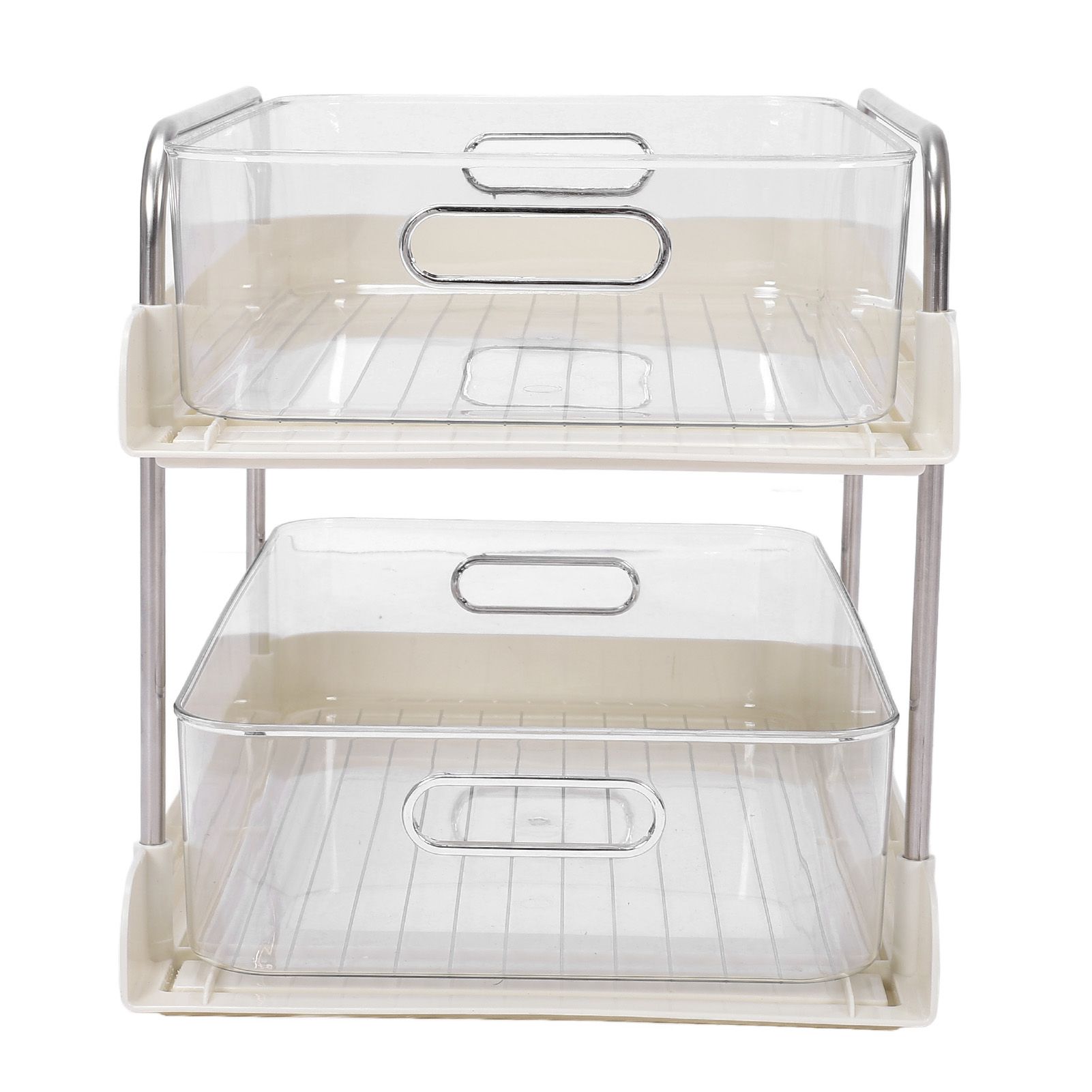 Storage Shelving Unit Organizer Multifunctional Cosmetics Snacks Display view 10