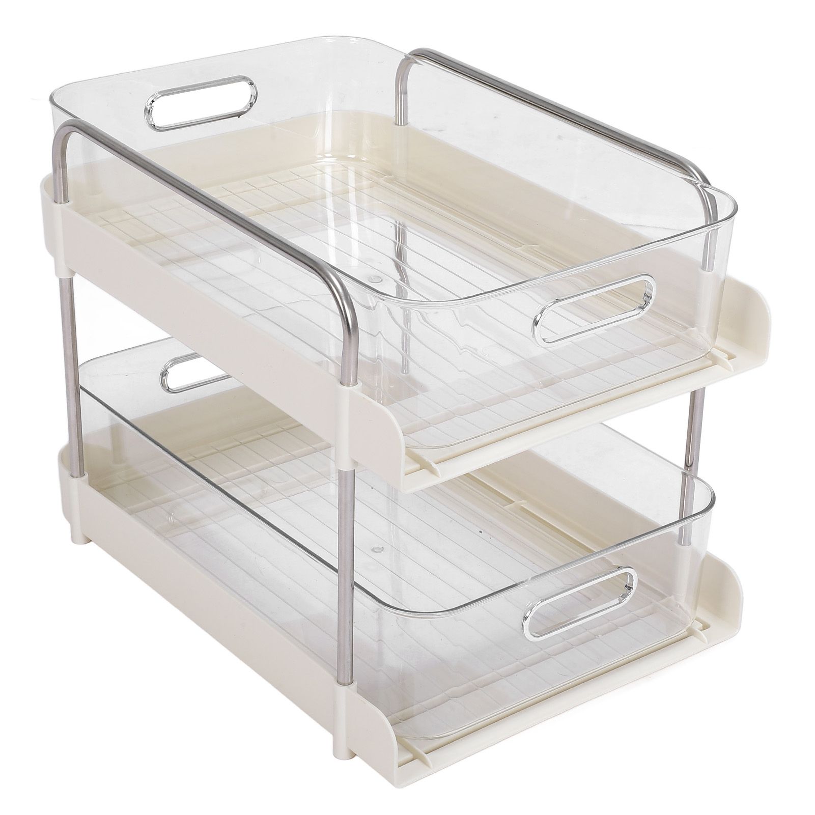 Storage Shelving Unit Organizer Multifunctional Cosmetics Snacks Display view 12
