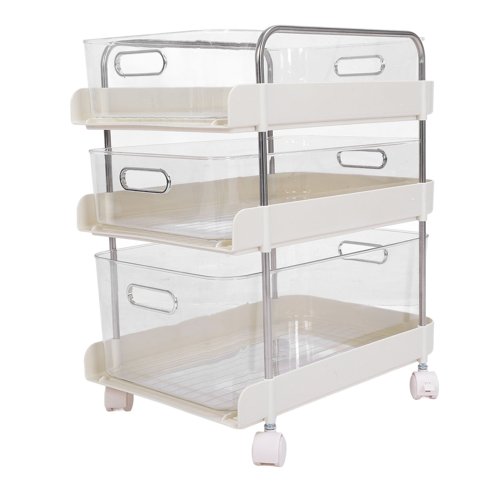 Storage Shelving Unit Organizer Multifunctional Cosmetics Snacks Display view 6