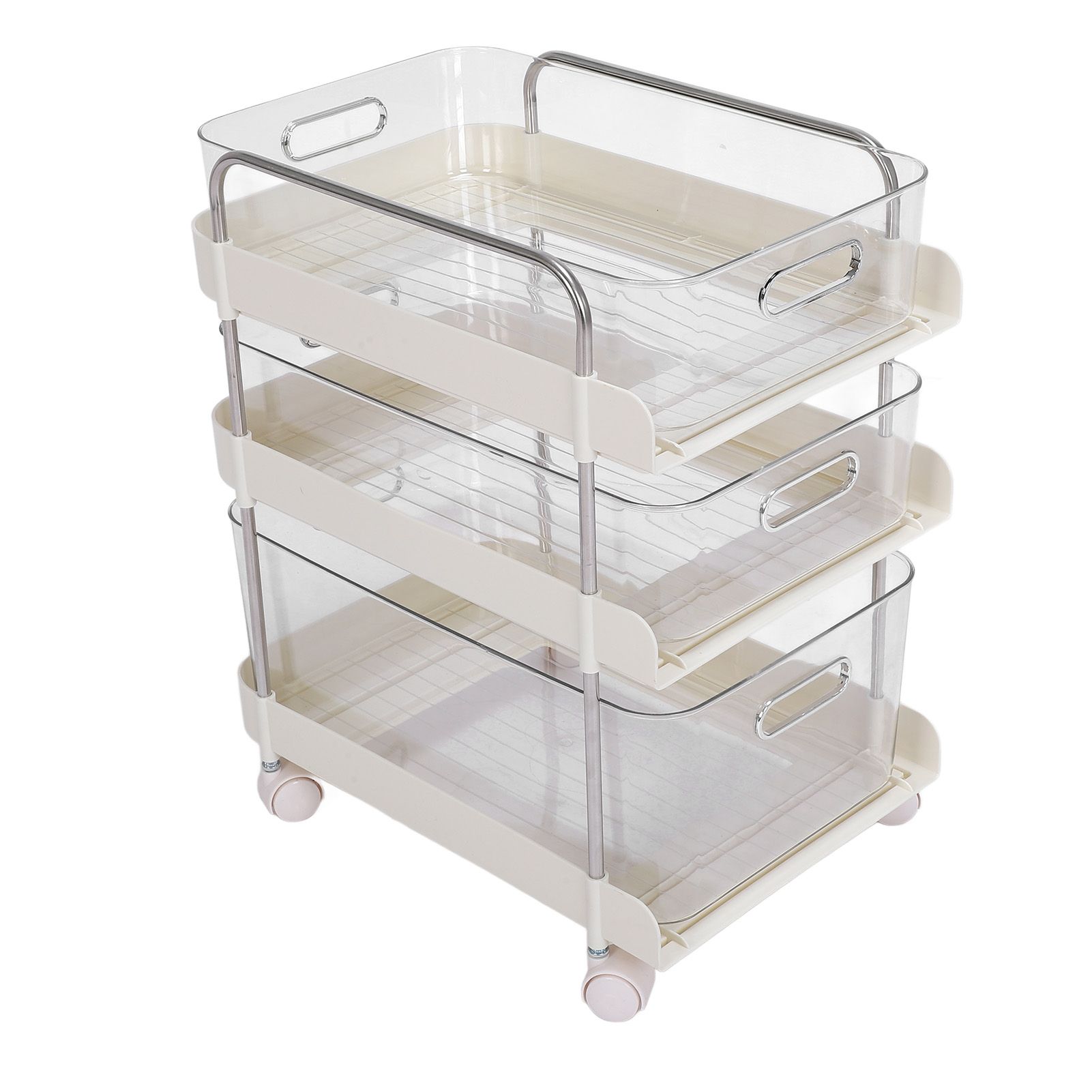 Storage Shelving Unit Organizer Multifunctional Cosmetics Snacks Display view 8